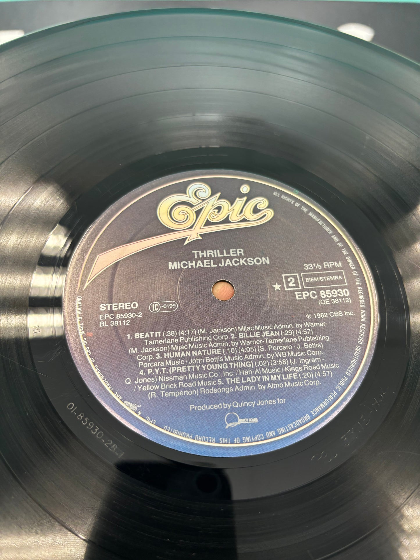 Michael Jackson: Thriller, LP, gatefold, Epic, Europe 1982