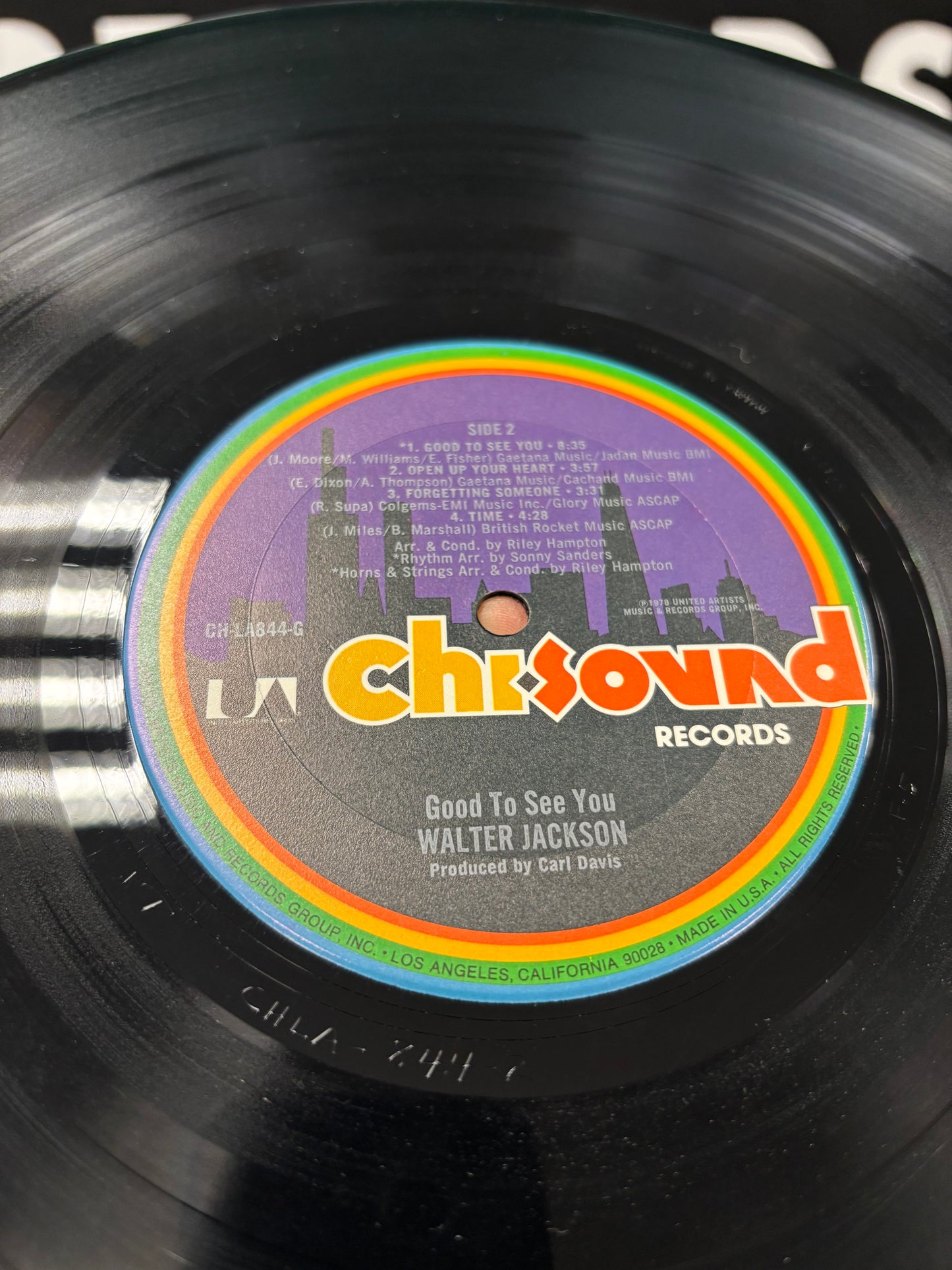 Walter Jackson: Good to see you, LP, Terre Haute pressing, Chi Sound Records, US 1978