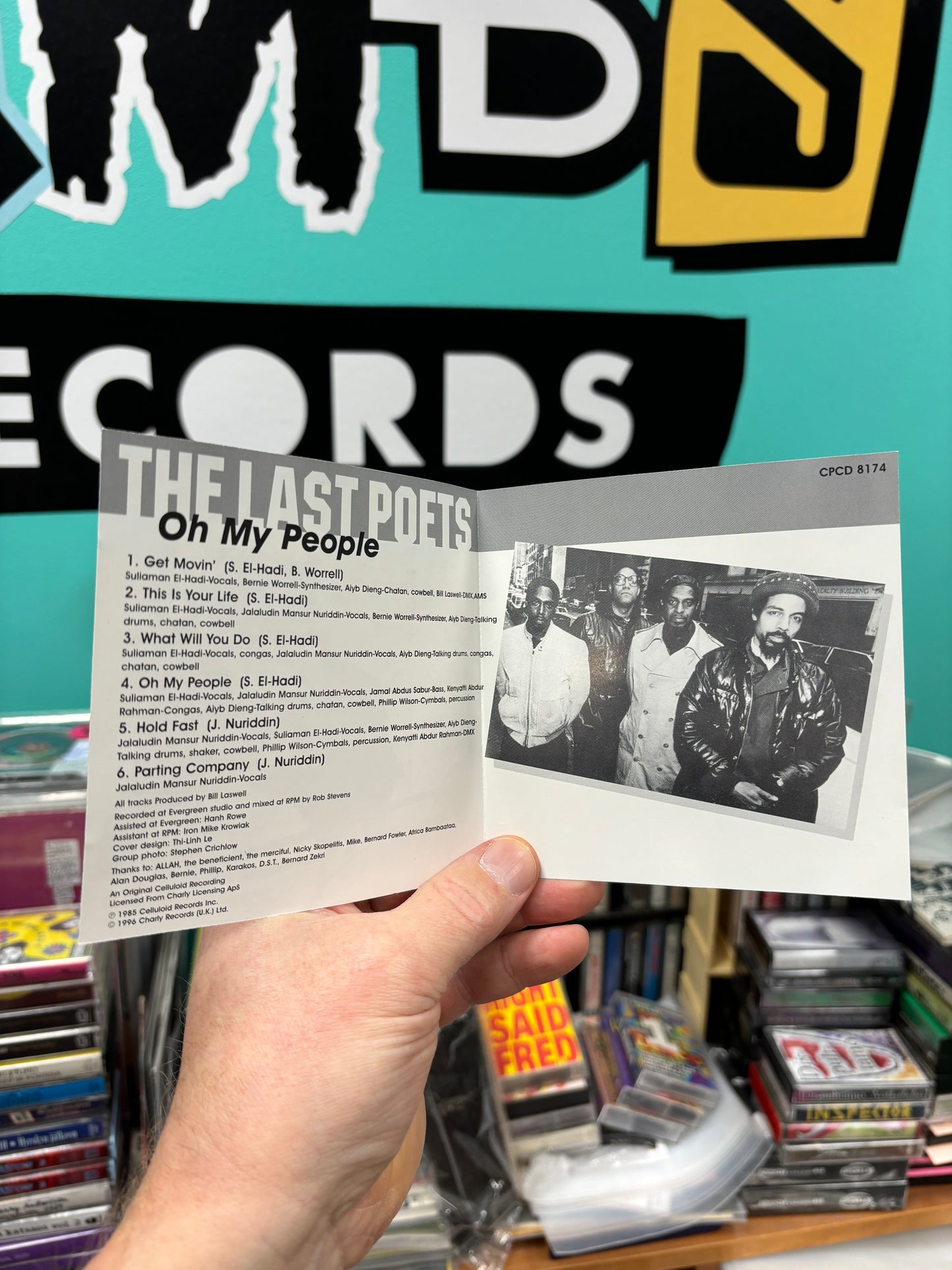 The Last Poets: Oh My People, CD, reissue, Charly Records, UK 1996