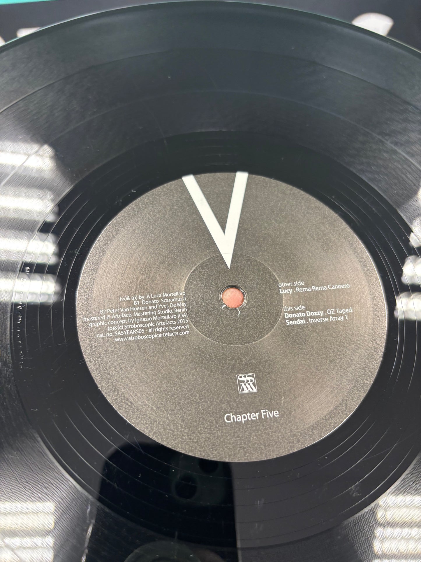 V - 5 Years Of Artefacts Chapter Five - various, 12inch, Only pressing, Stroboscopic Artefacts, Germany 2015