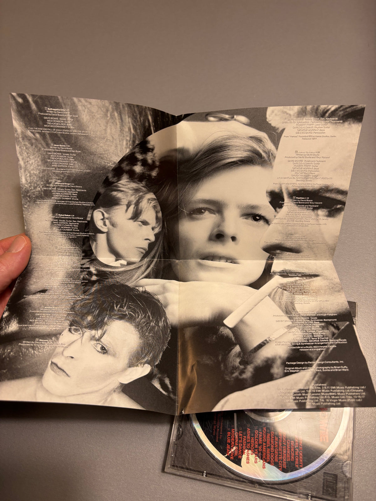 David Bowie: Changesbowie, CD, compilation, reissue, remastered, EMI, UK & Europe year?