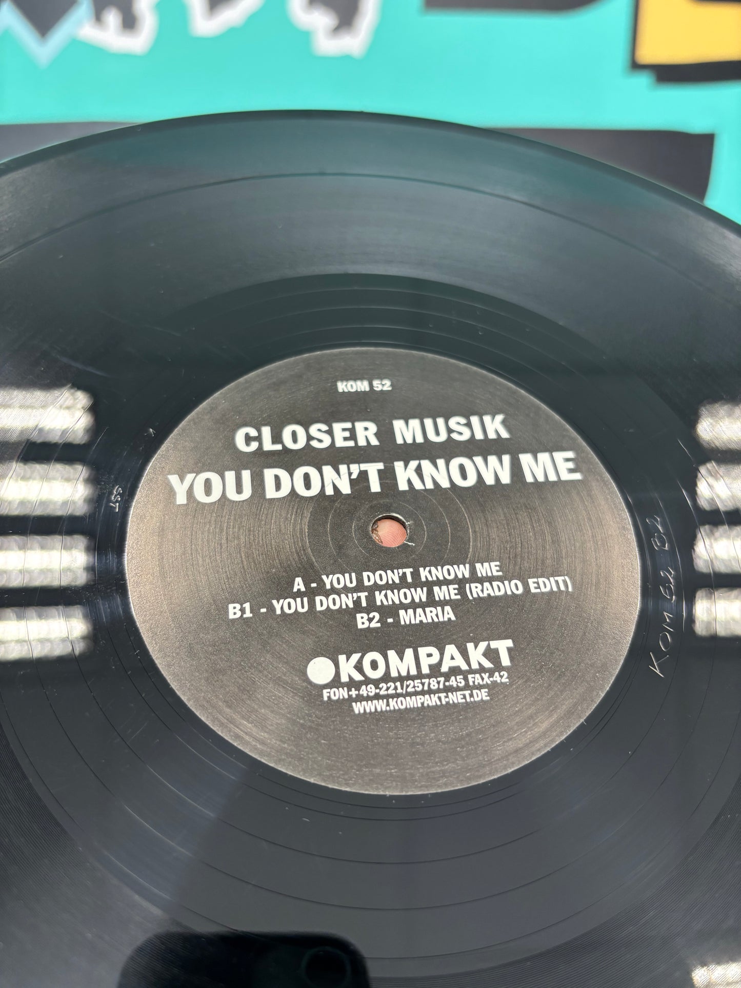 Closer Musik: You Don’t Know Me, 12inch, Only official vinyl pressing, Kompakt, Germany 2002