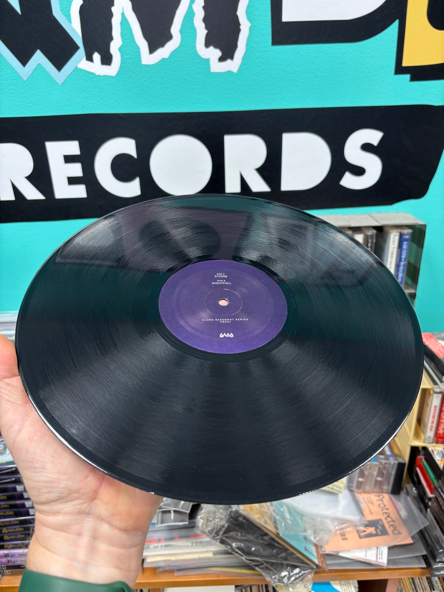 Literon: Storm/Nightfall, 12inch, Black vinyl, Clone Basement Series, Netherlands 2010