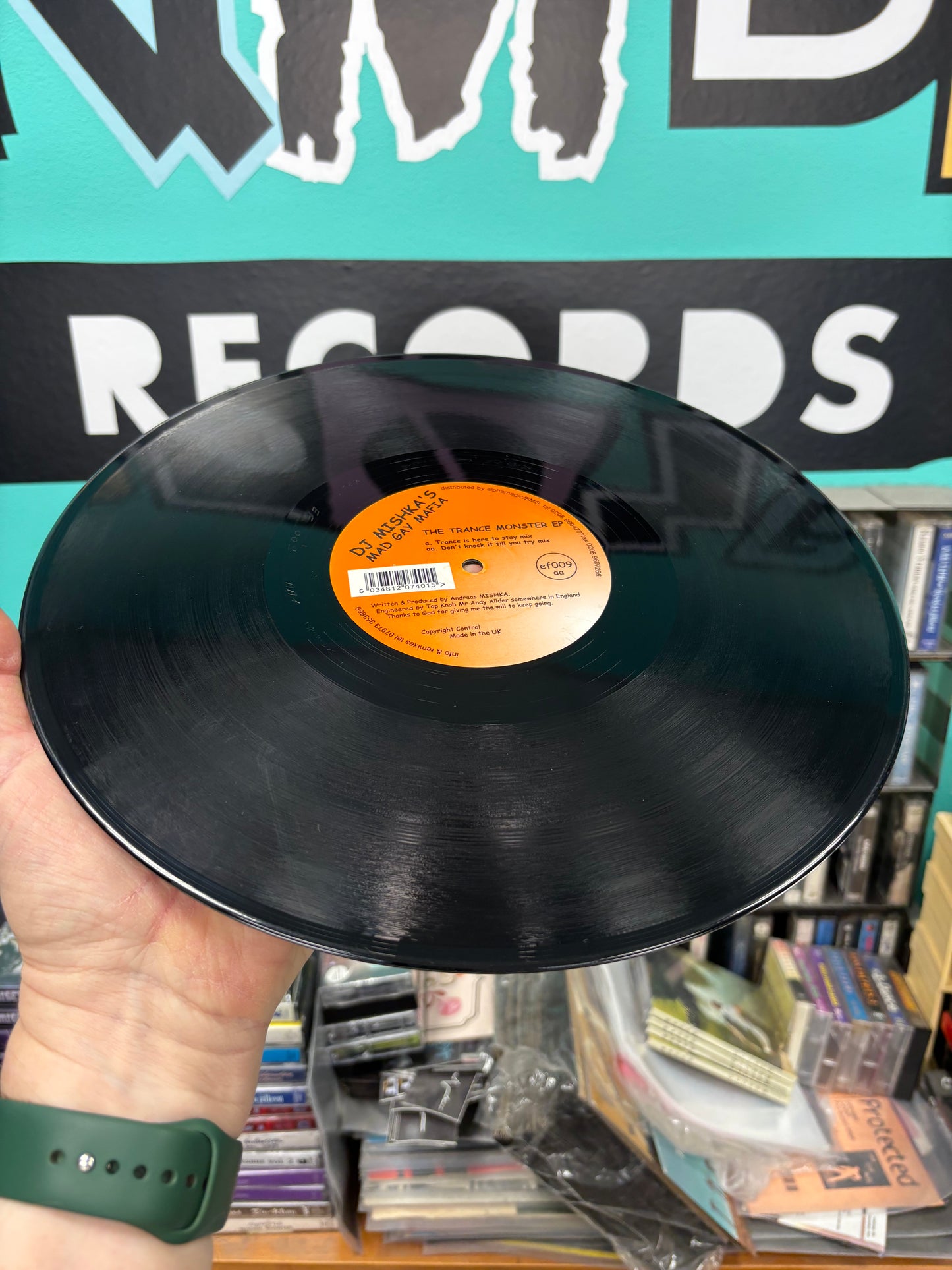 DJ Mishka’s Mad Gay Mafia: The Trance Monster EP, 12inch, Only official pressing, Ef.adrine, UK 2001