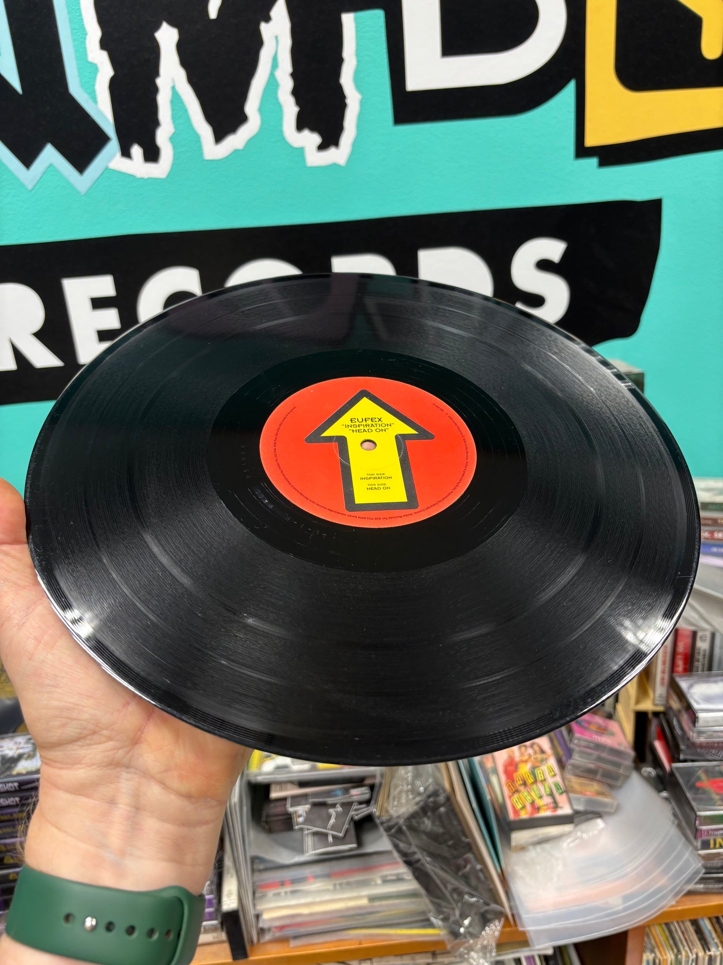 Eufex: Inspiration/Head On, 12inch,Only pressing, Arriba Records, UK 2001