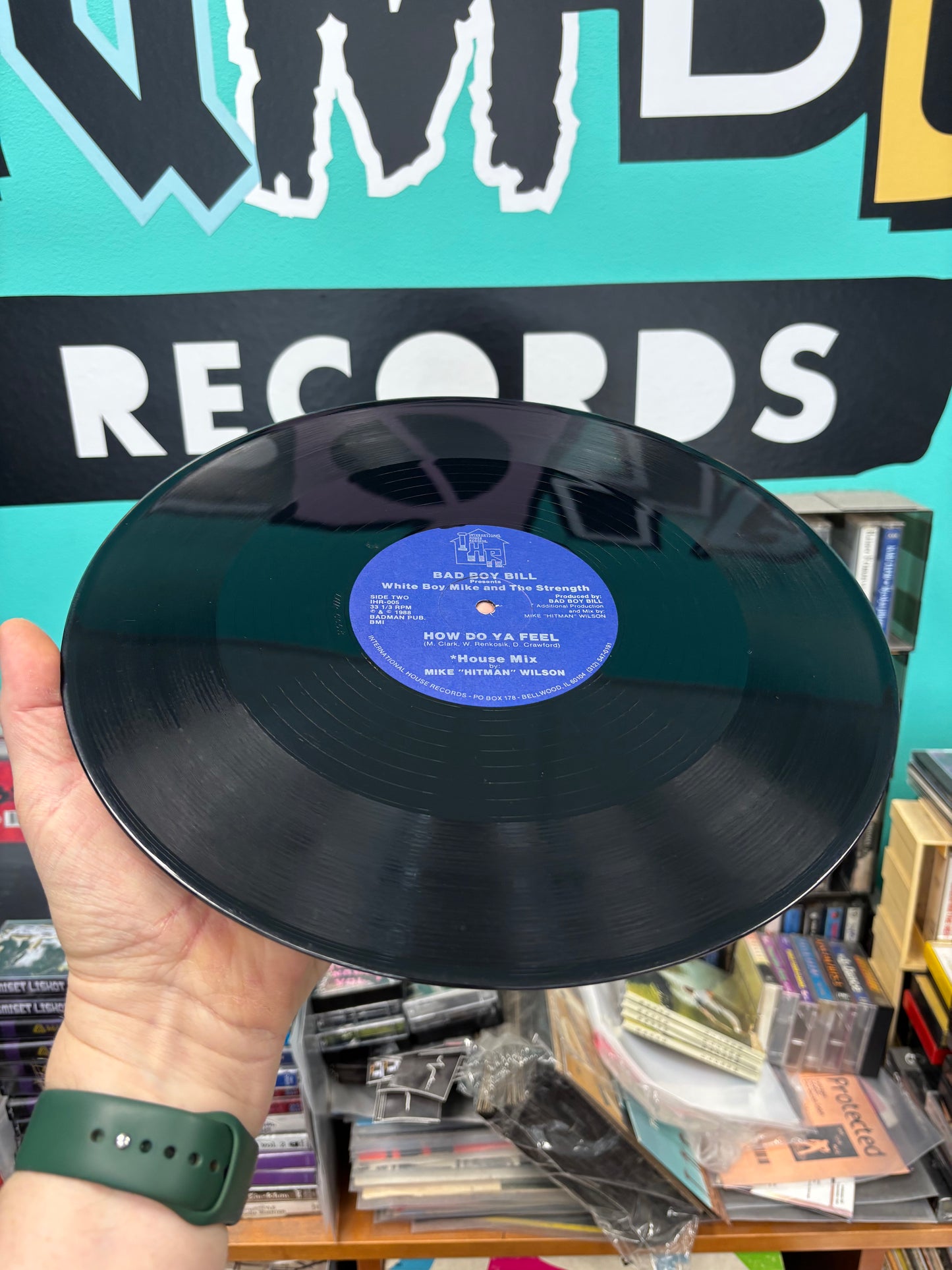 Bad Boy Bill presents White Boy Mike and The Strength: How Do Ya Feel, 12inch, 1st pressing, International House Records, US 1988