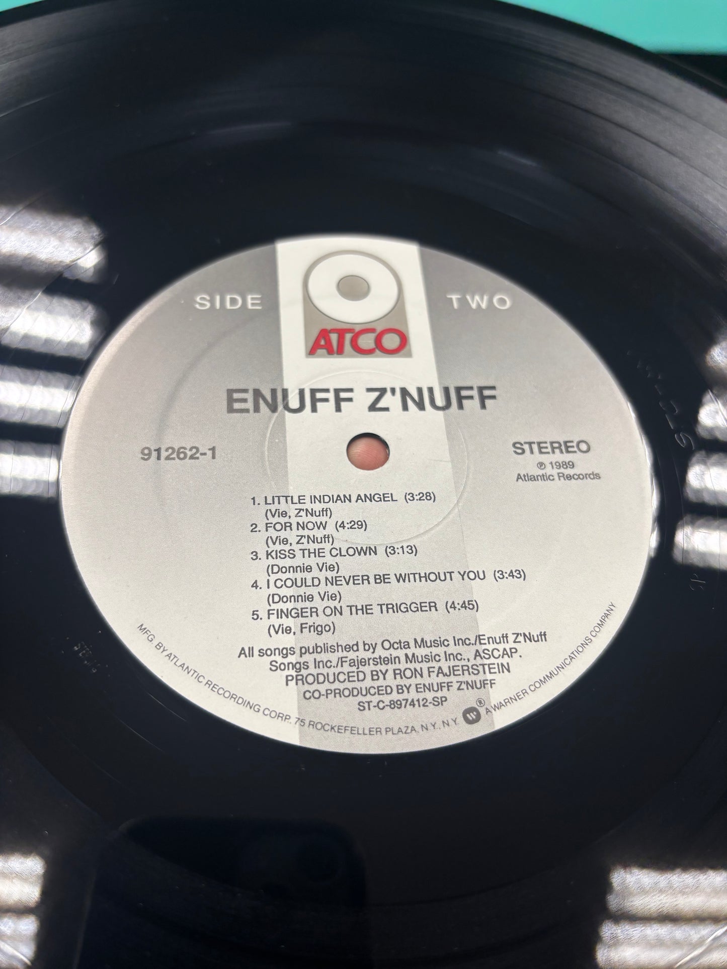 Enuff Z’nuff: Enuff Z’nuff, LP, 1st pressing, Specialty Pressing, ATCO Records, US 1989