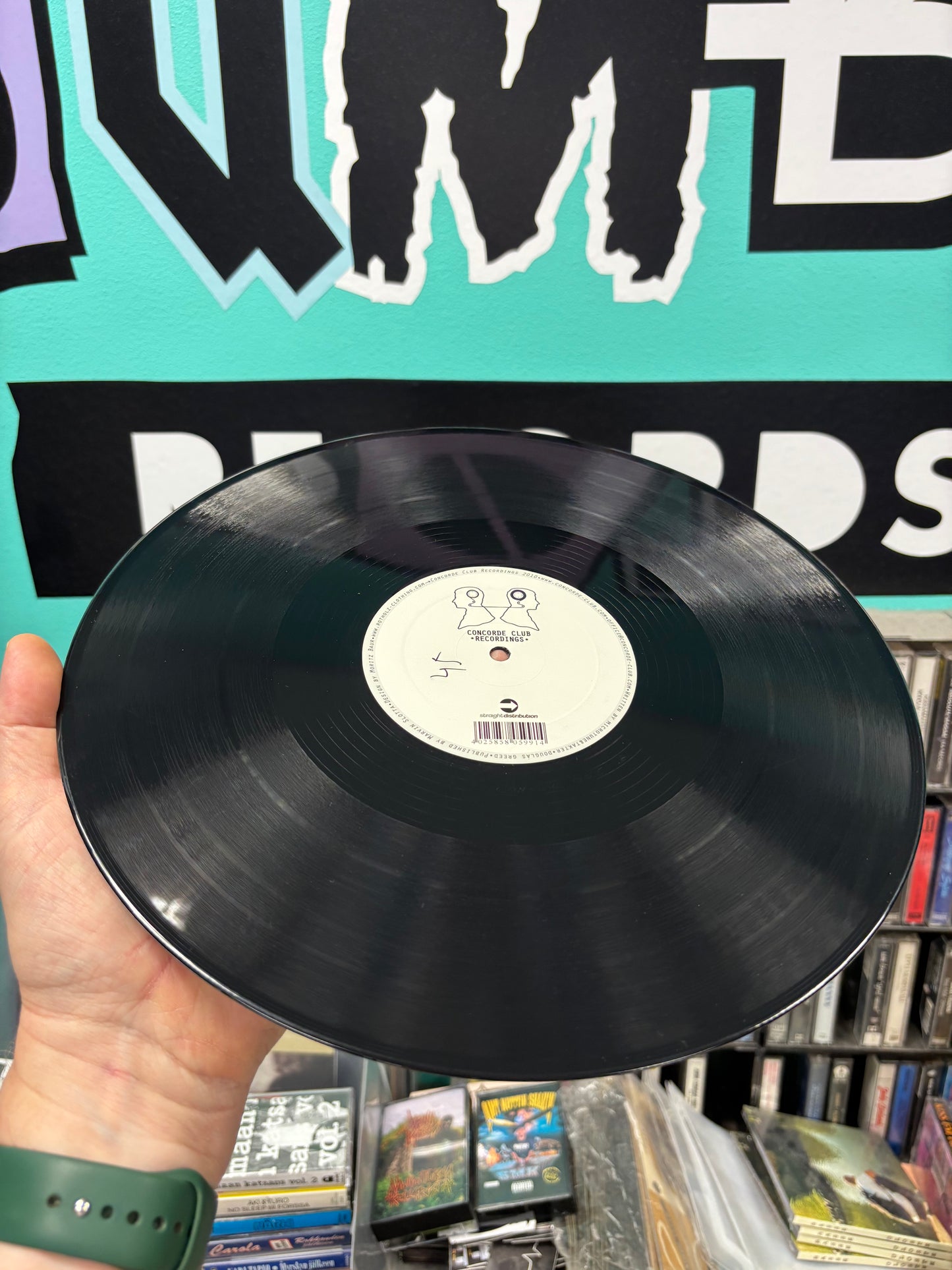 Microtune & Takter: Flashing Lights, 12inch, Only pressing, Concorde Club Recordings, Germany 2010