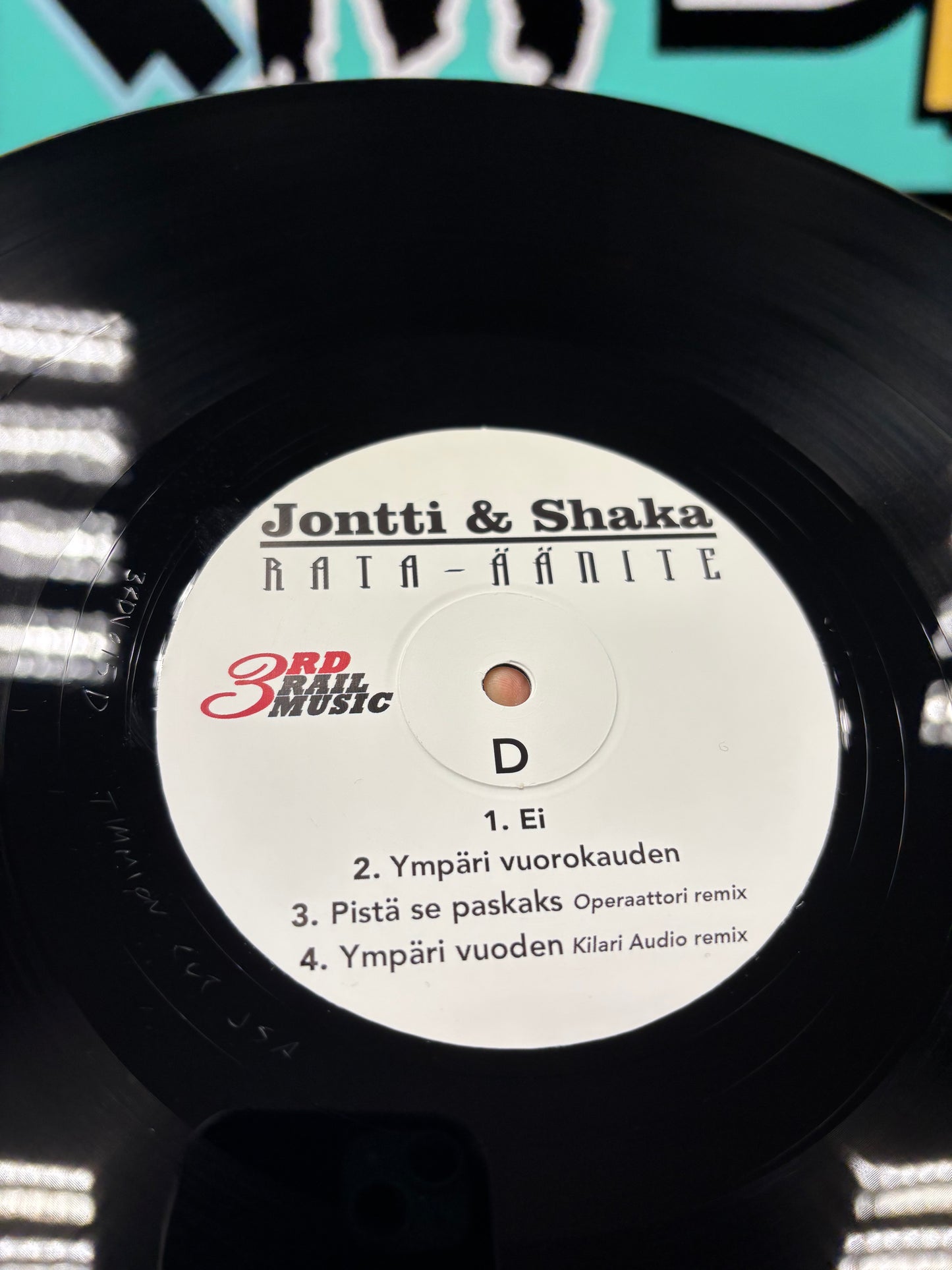 Jontti & Shaka: Rata-Äänite, 2LP, gatefold, reissue, Only vinyl pressing, 3rd Rail Music, Finland 2017