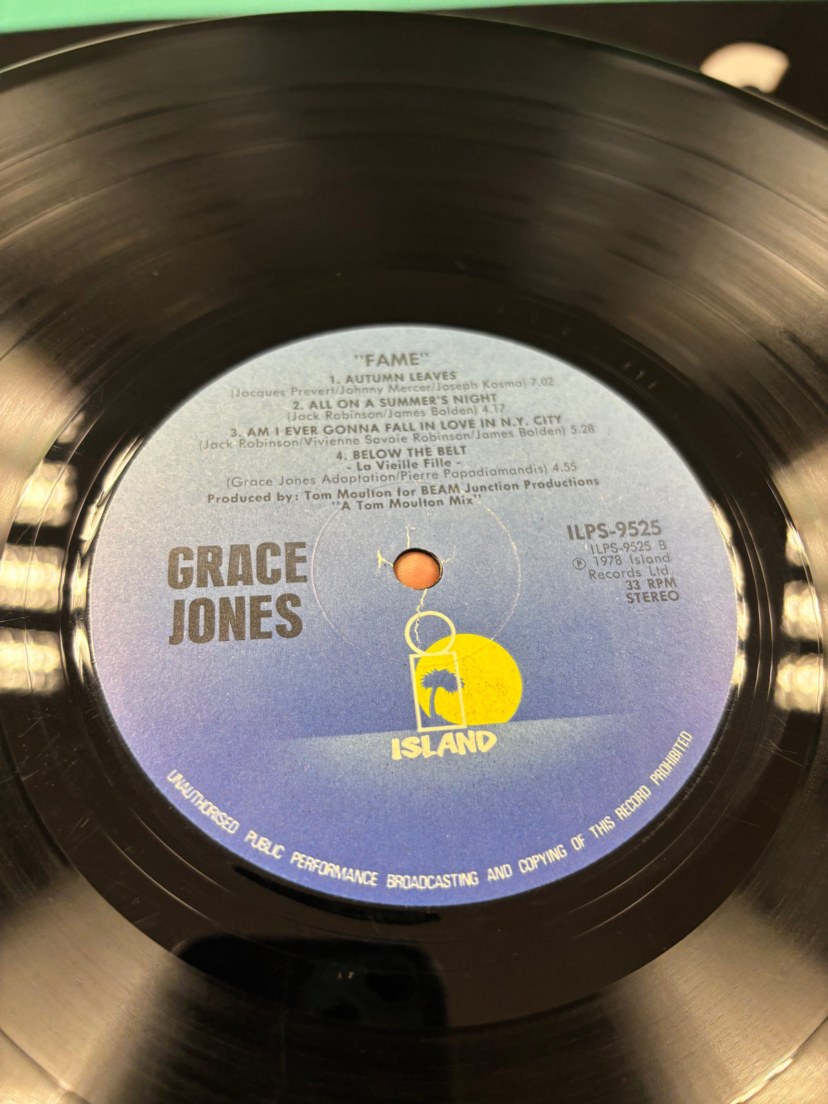 Grace Jones: Fame, LP, gatefold, Partially Mixed, Island Records, Sweden 1978