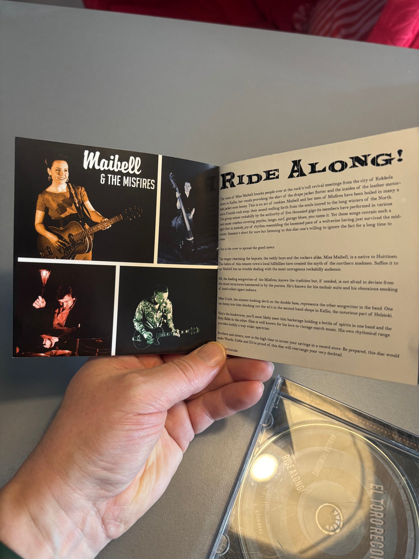 Maibell & The Misfires: Ride Along!, CD, Only CD pressing, El Toro Records, Spain 2010