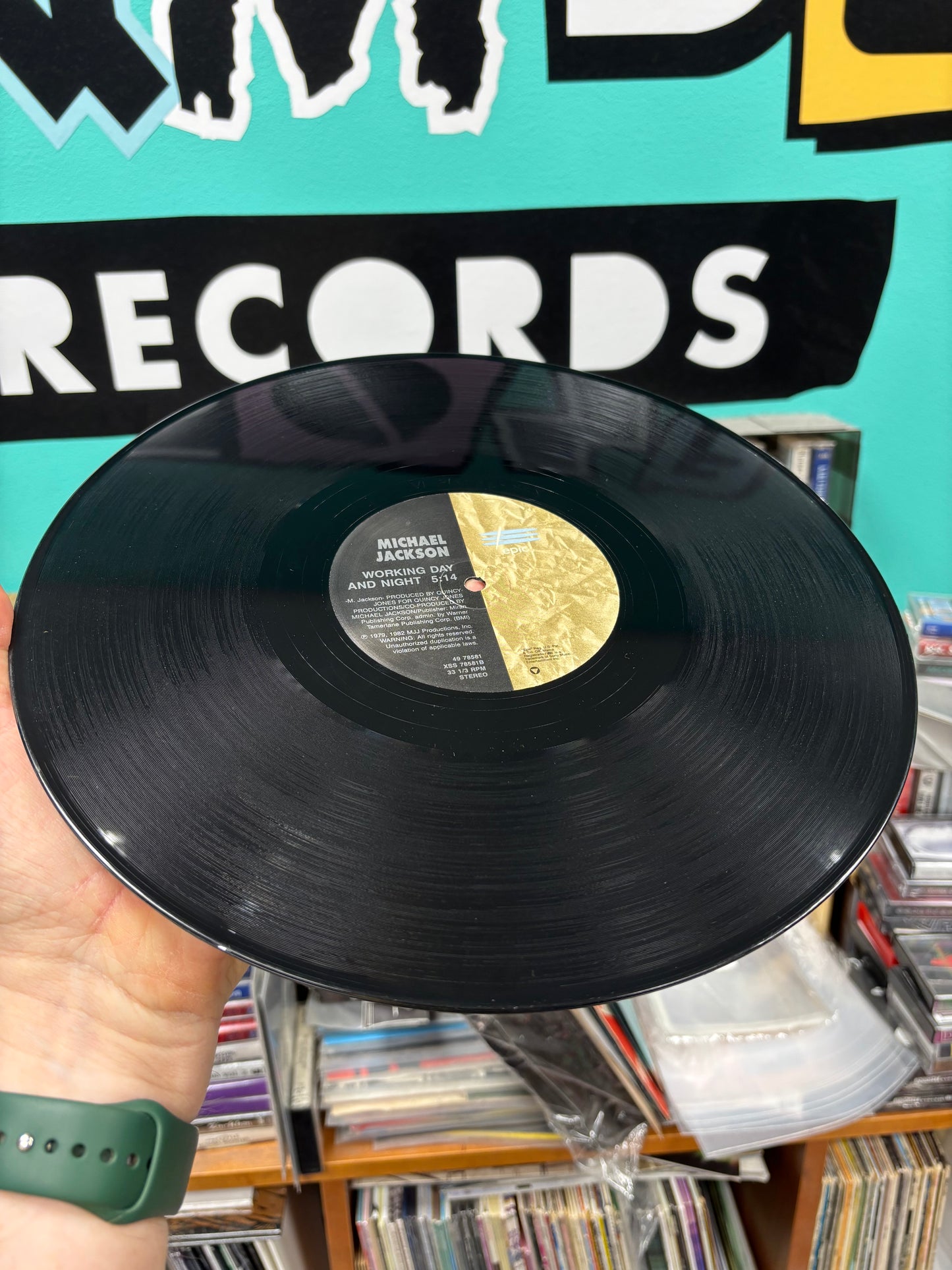 Michael Jackson: Beat It/Working Day & Night, 12inch, Only pressing, Epic, US 1997