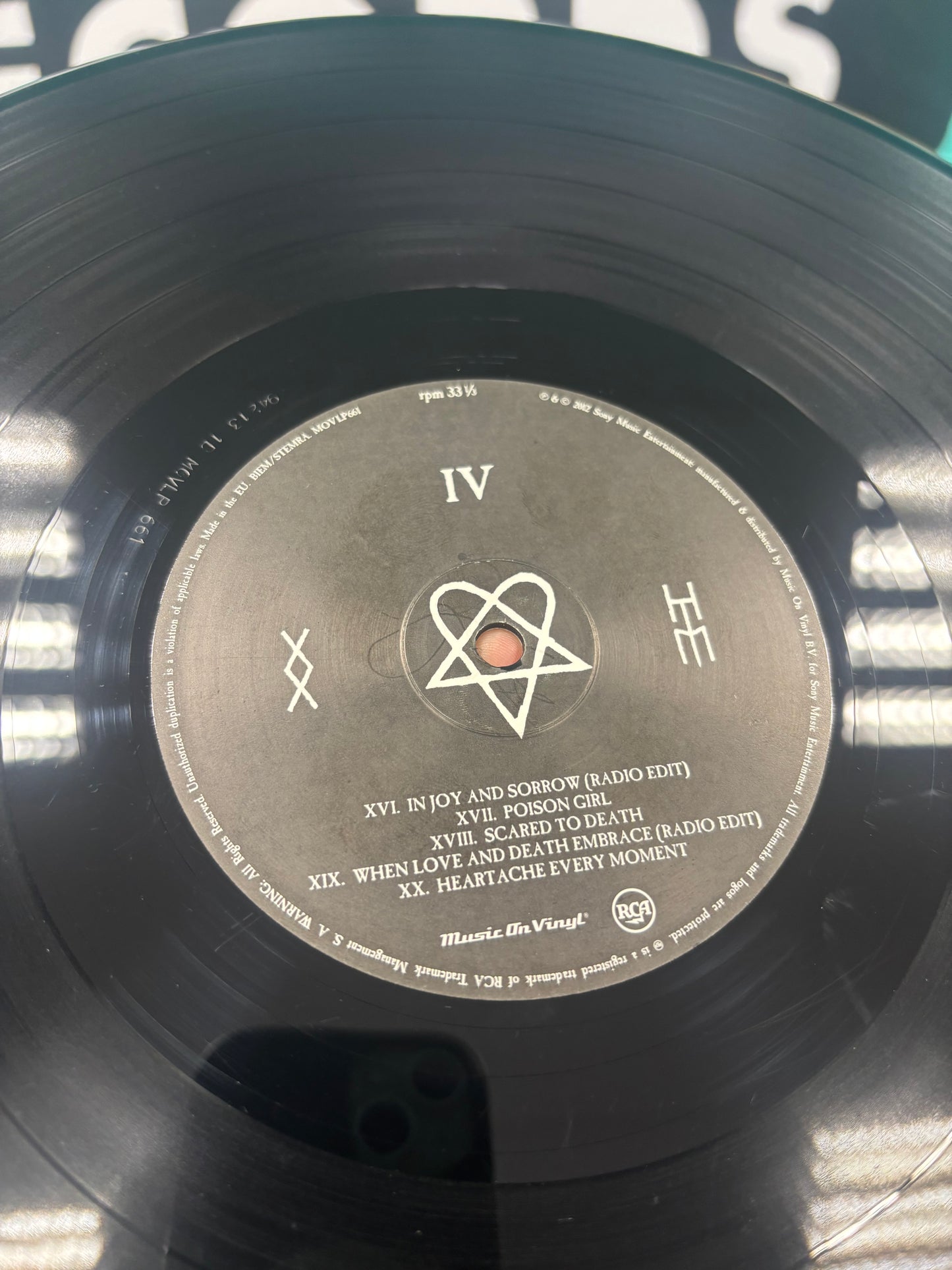 HIM: XX - Two Decades Of Love Metal, 2LP, gatefold, compilation, Music On Vinyl, Sony Music, Europe 2012