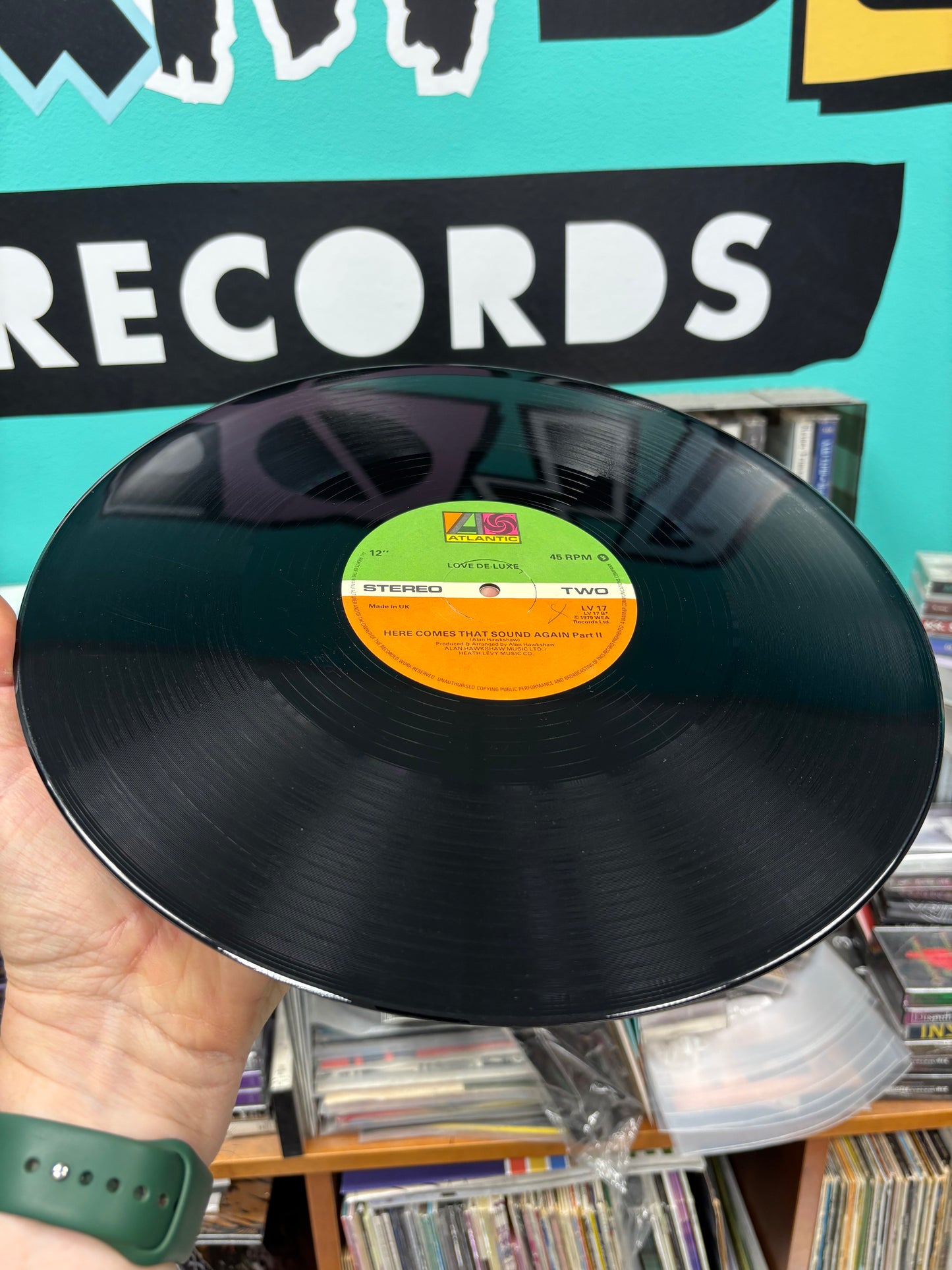 Love De-Luxe: Here Comes That Sound Again, 12inch, 1st pressing, Atlantic, UK 1979