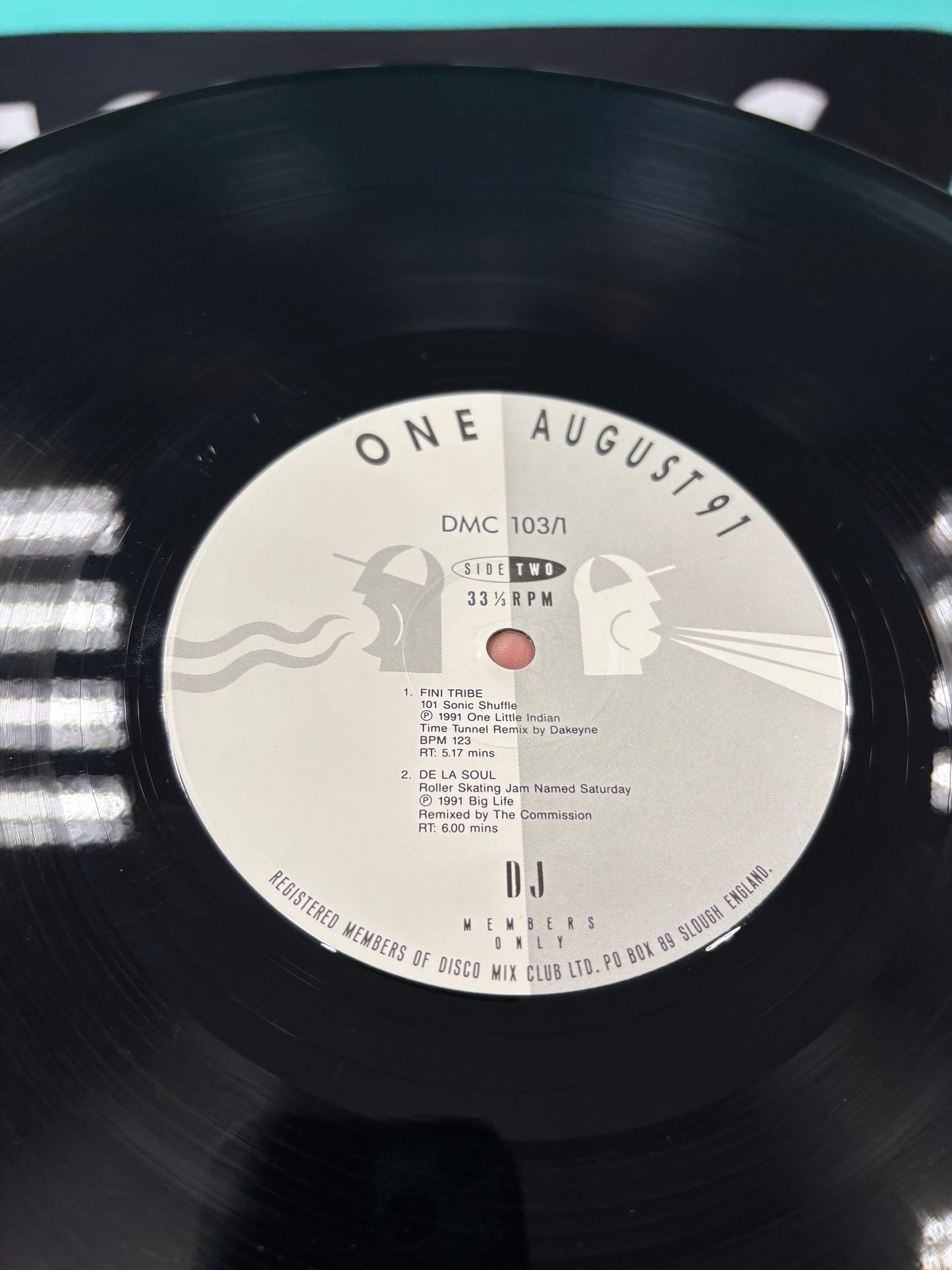 DMC - August 91 (One), 12inch, Partially Mixed, DMC, UK 1991