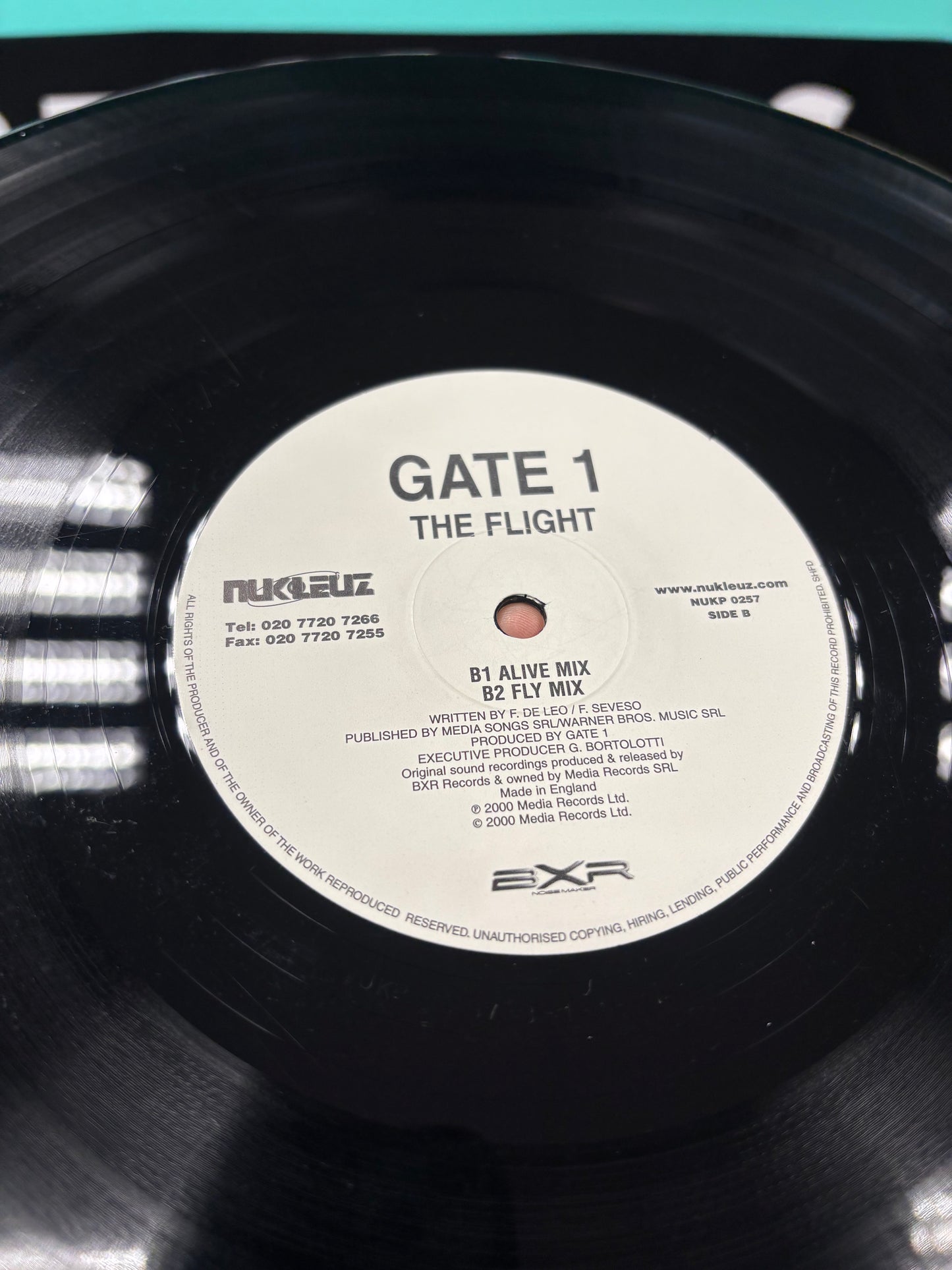 Gate 1: The Flight, 12inch, Nukleuz, UK 2000