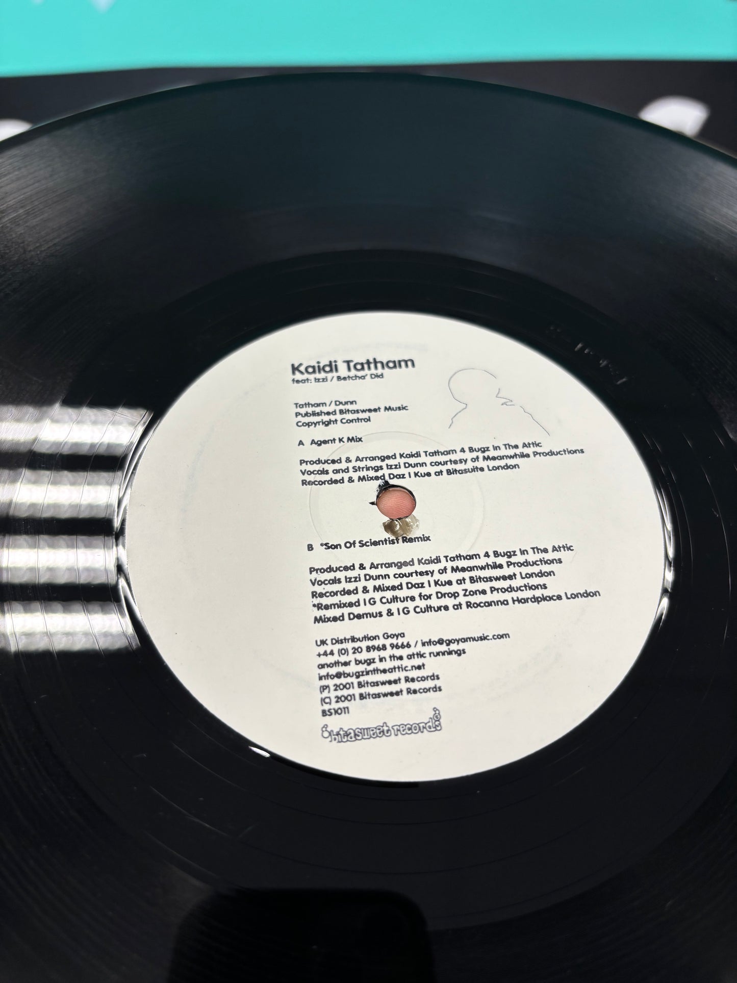 Kaidi Tatham: Betcha’ Did, 12inch, Only official pressing, Bitasweet, UK 2001