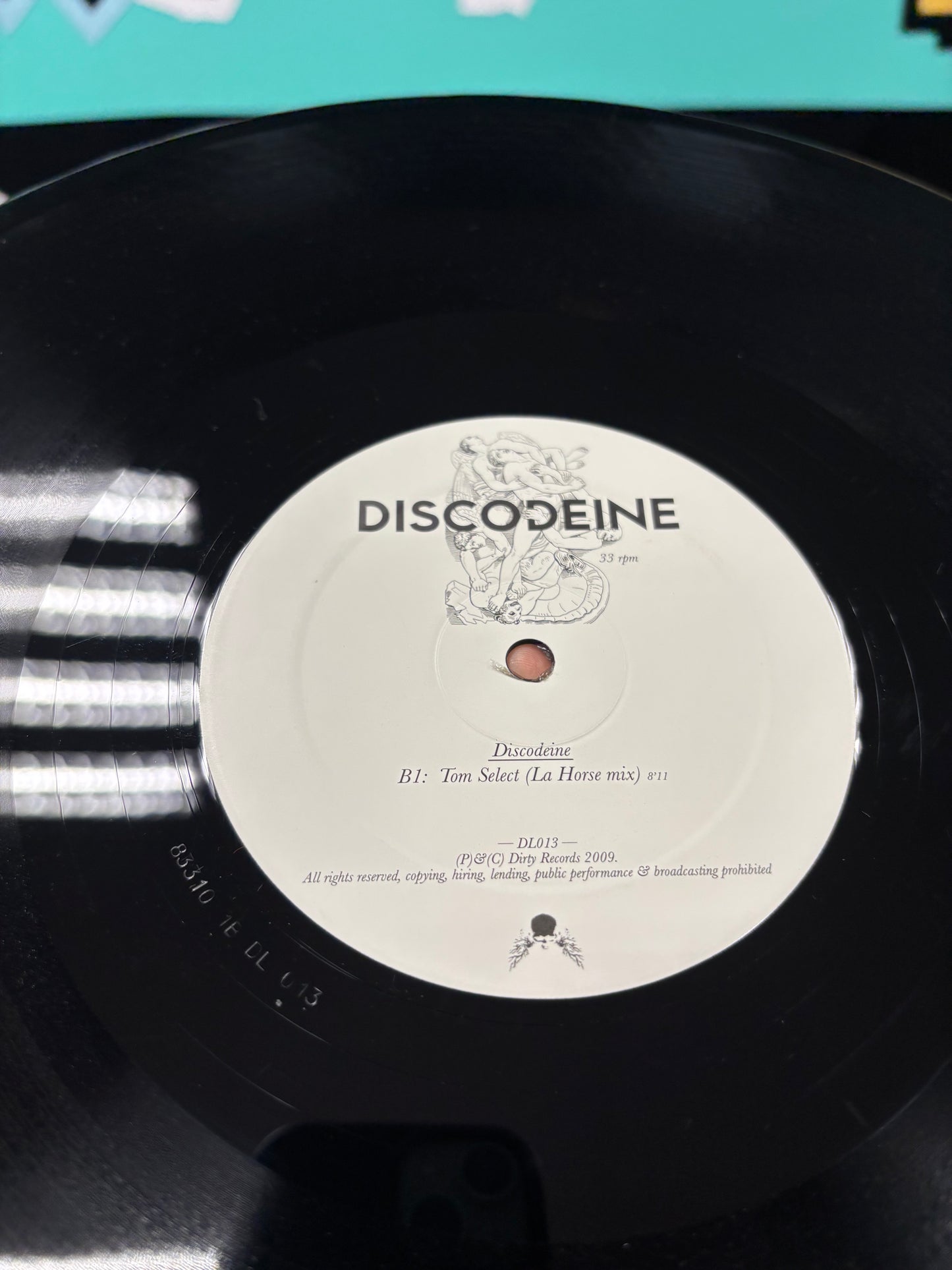 Discodeine: Tom Select, 12inch, Only pressing, Limited Edition, Dark&Lovely, France 2009