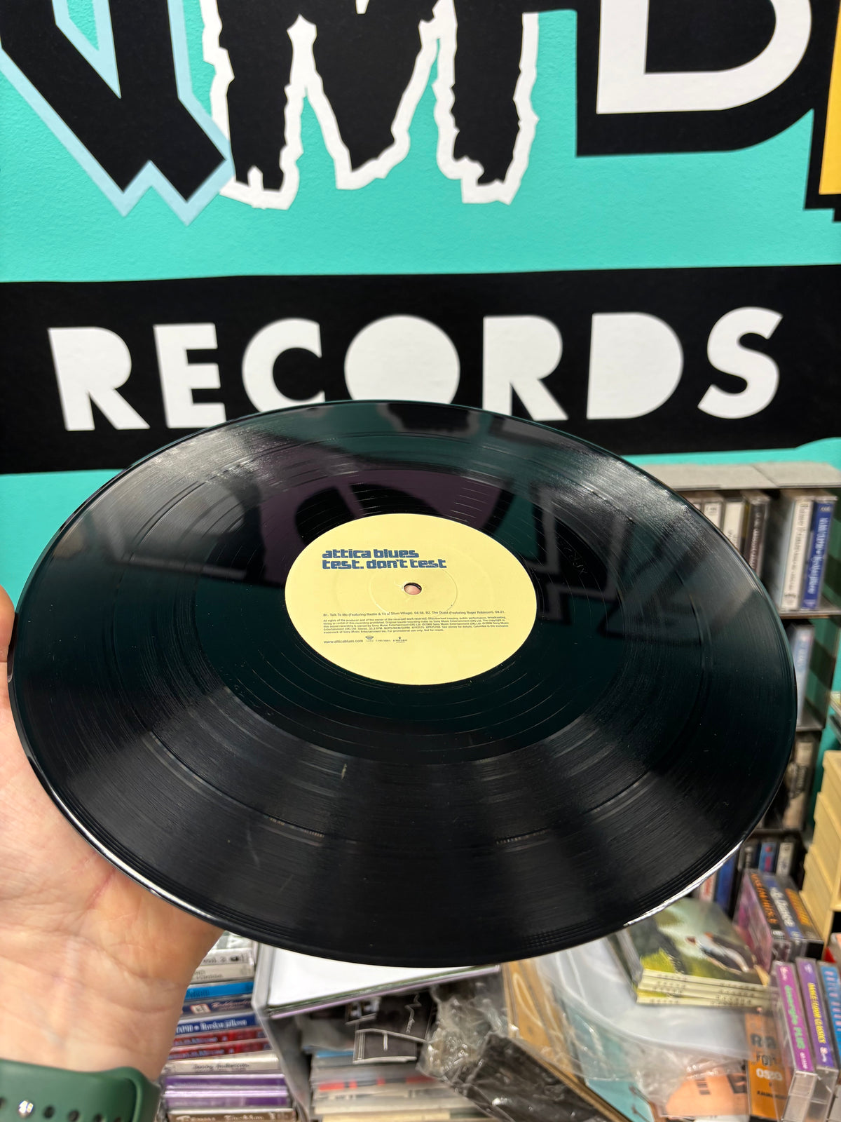 Attica Blues: Test. Don’t Test, 12inch, promo, Columbia, UK 2000