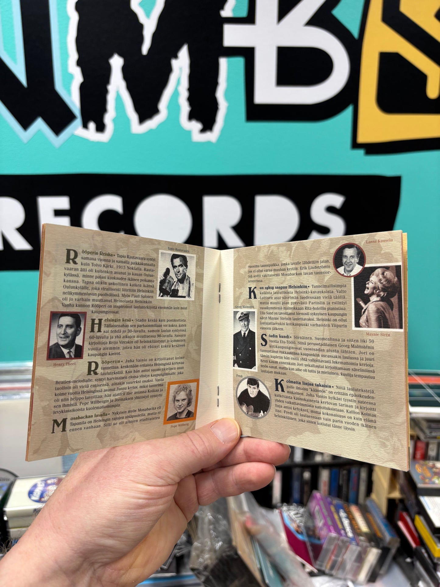 Kolmen Sepän Rumba ja 22 muuta laulua Helsingistä, CD, Only pressing, Compilation, Fazer Records, Finland 1997