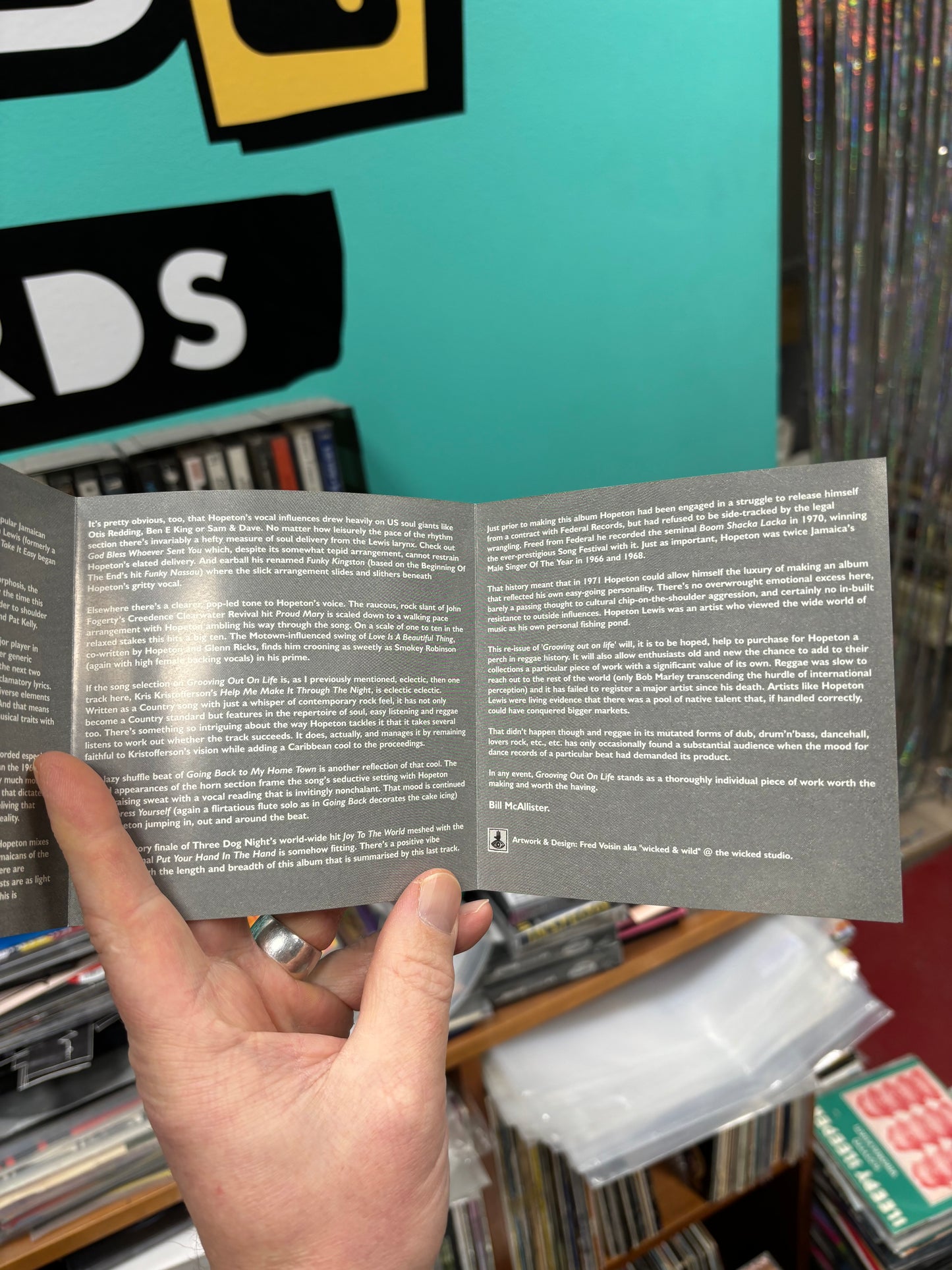 Hopeton Lewis: Grooving Out On Life, CD, reissue, Charly Records, Germany 1998