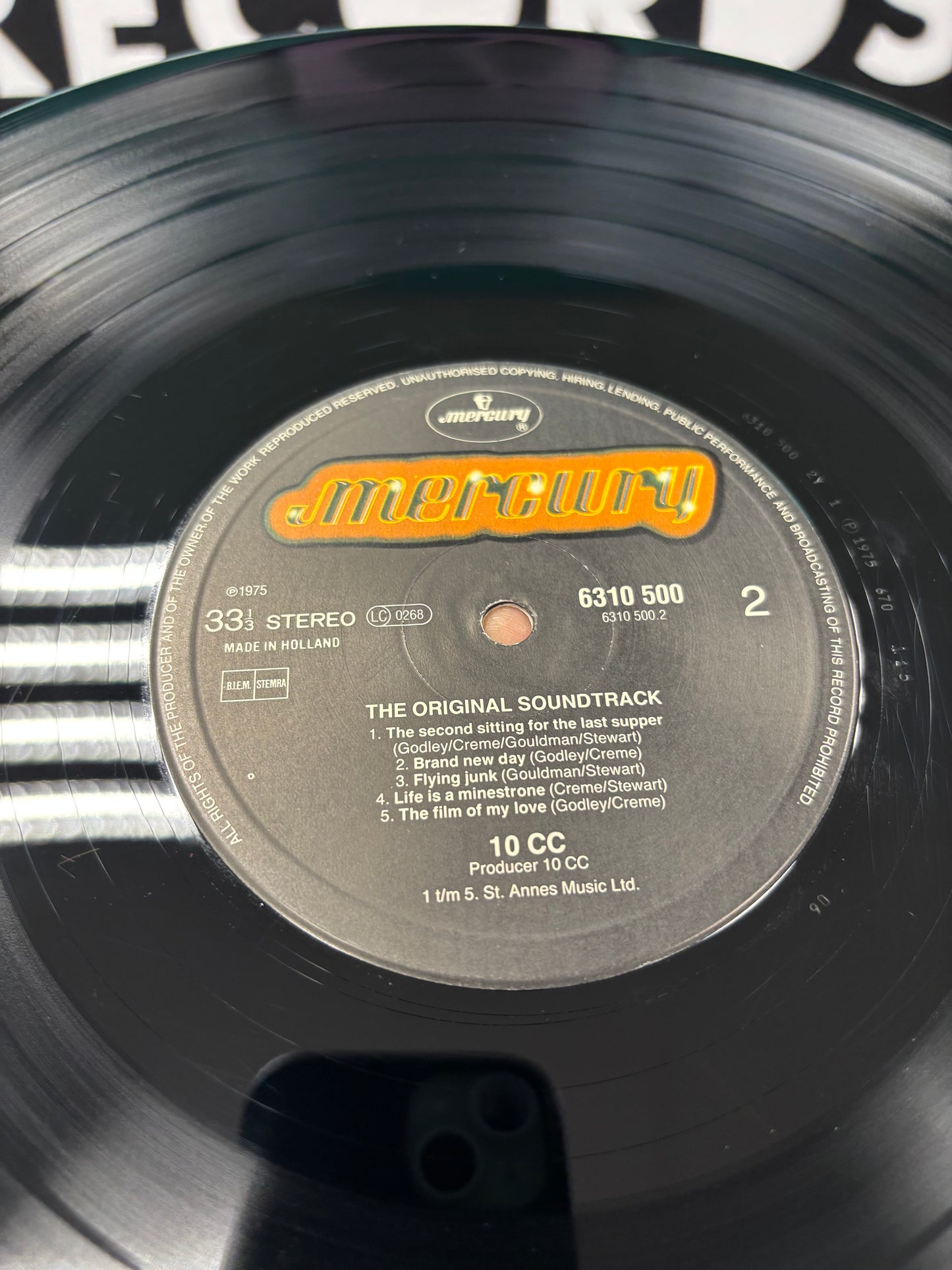 10cc: The Original Soundtrack, LP, reissue, gatefold, Mercury, Netherlands year?