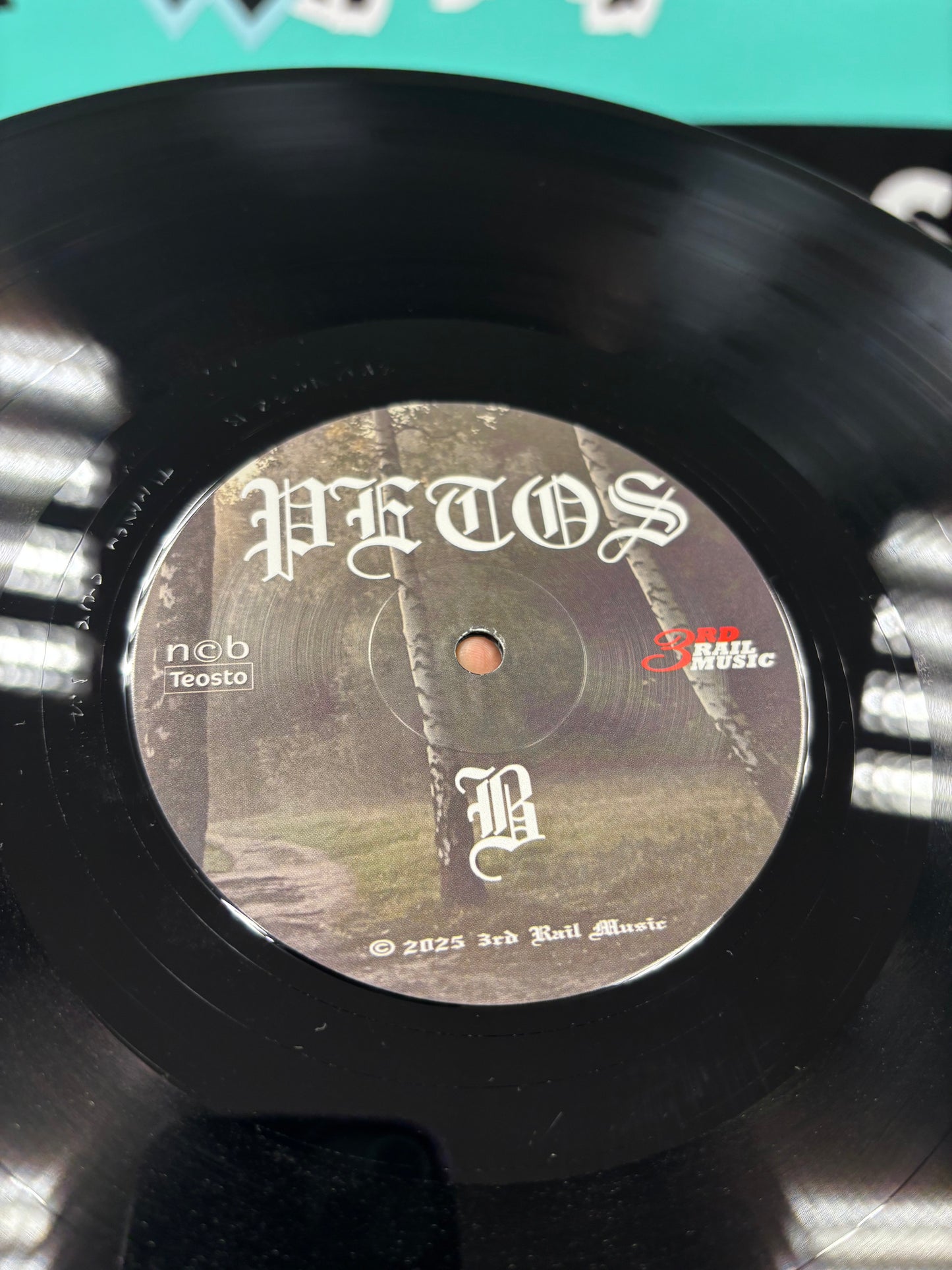 Petos: Petos, LP, 1st pressing, Black vinyl, 3rd Rail Music, Finland 2025