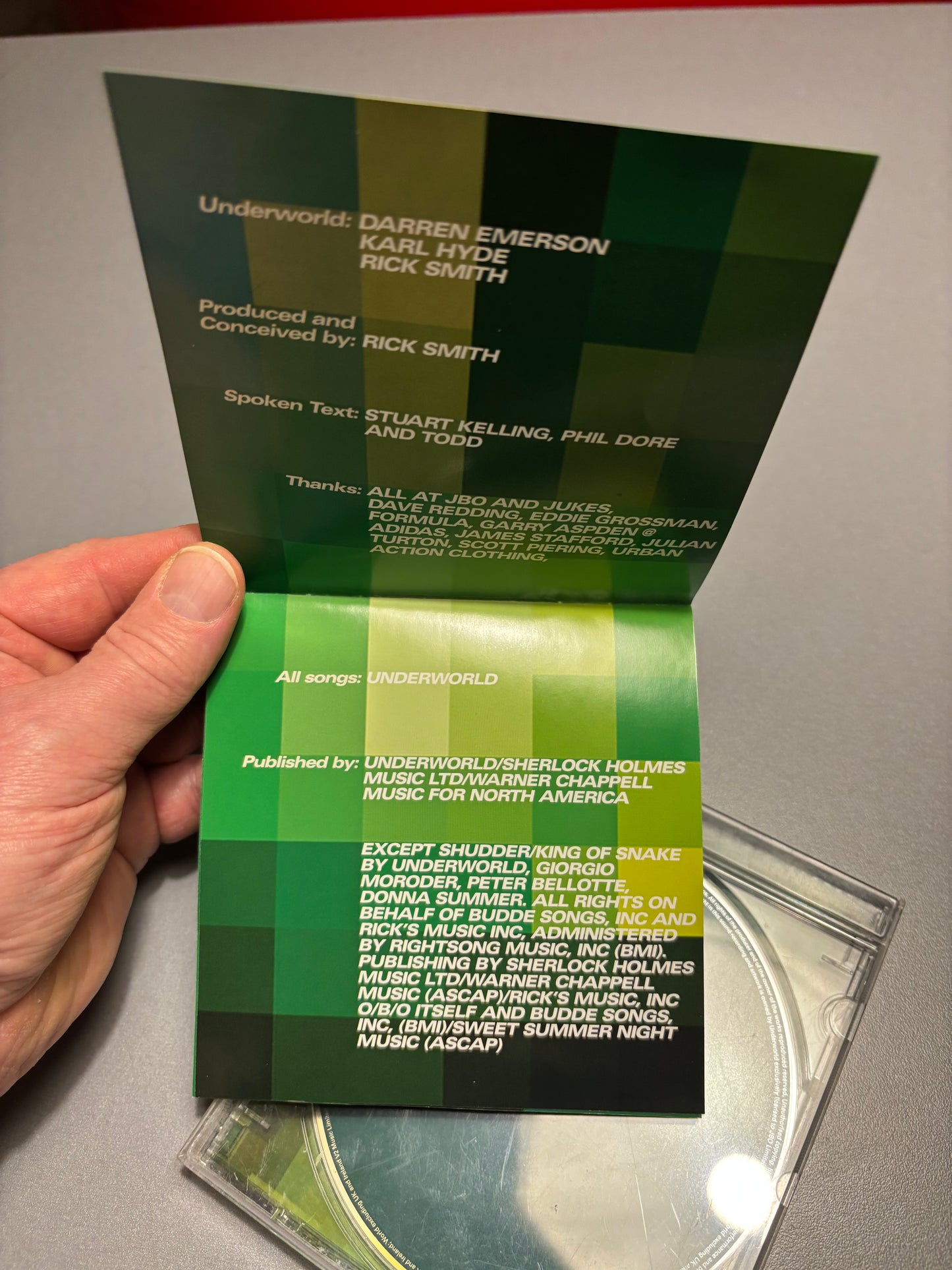 Underworld: Everything, Everything (Underworld Live), CD, JBO, UK 2000