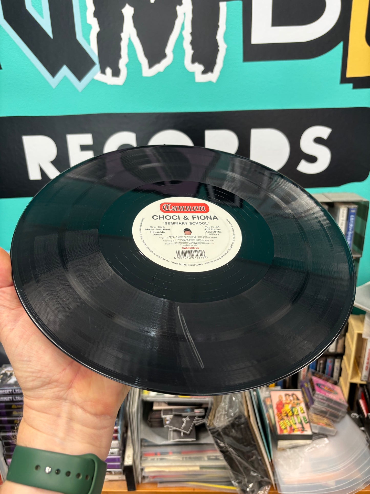 Choci & Fiona: Seminary School, 12inch, Only official pressing, Cannon Records, UK 1998