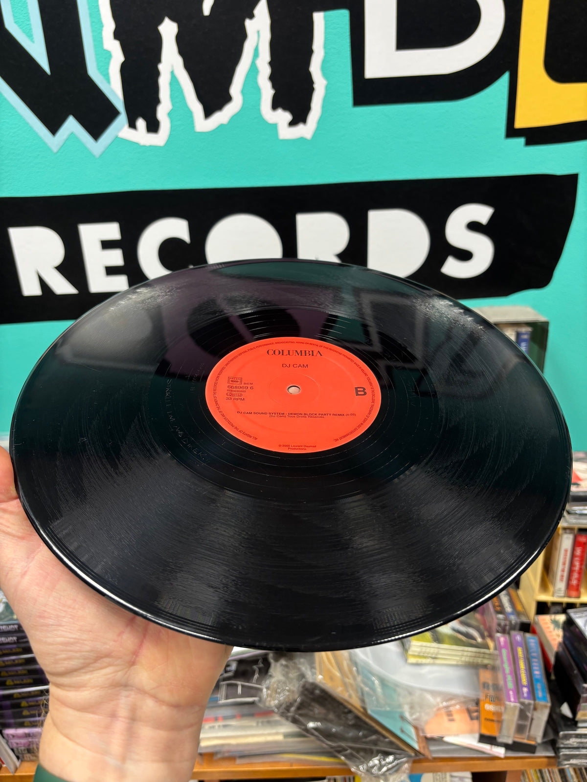DJ Cam: Sound System, 12inch, Only vinyl pressing, Columbia, France 2000