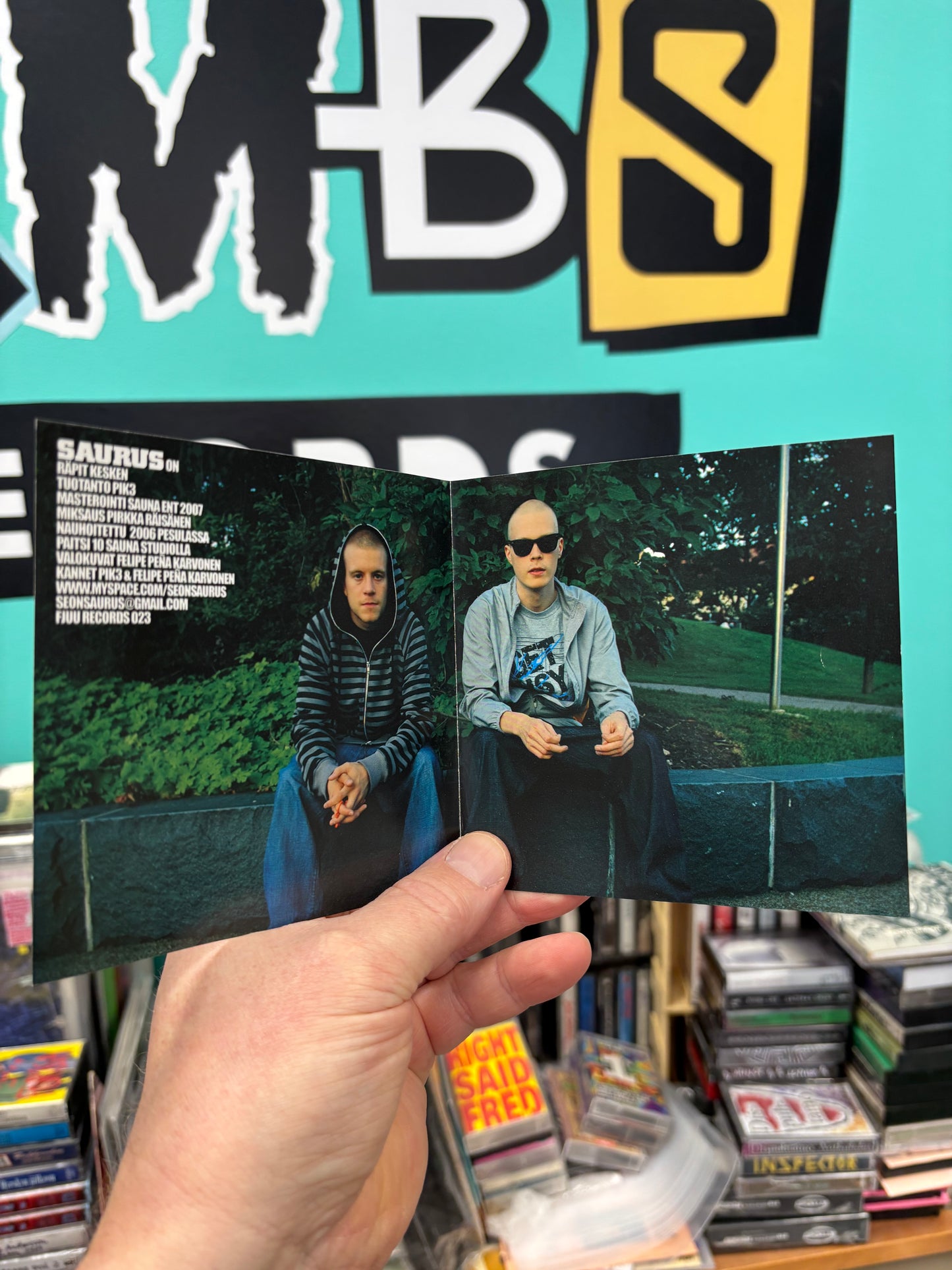 Saurus: Son Dynyy, CD, Only pressing, Fjuu Records, Finland 2007