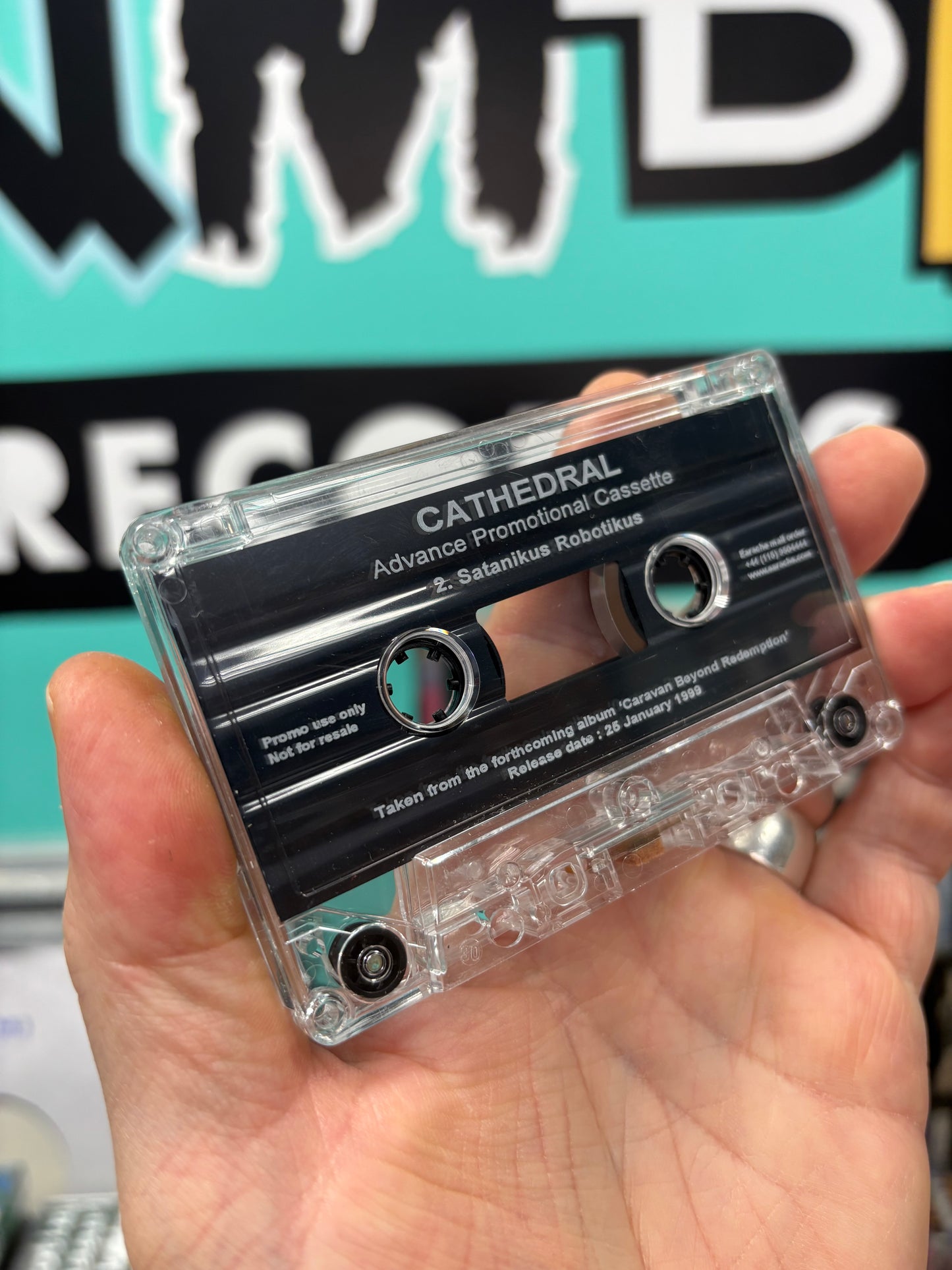 Cathedral: Advance Promotional Cassette, C-cassette, promo, Earache, country? UK? 1998