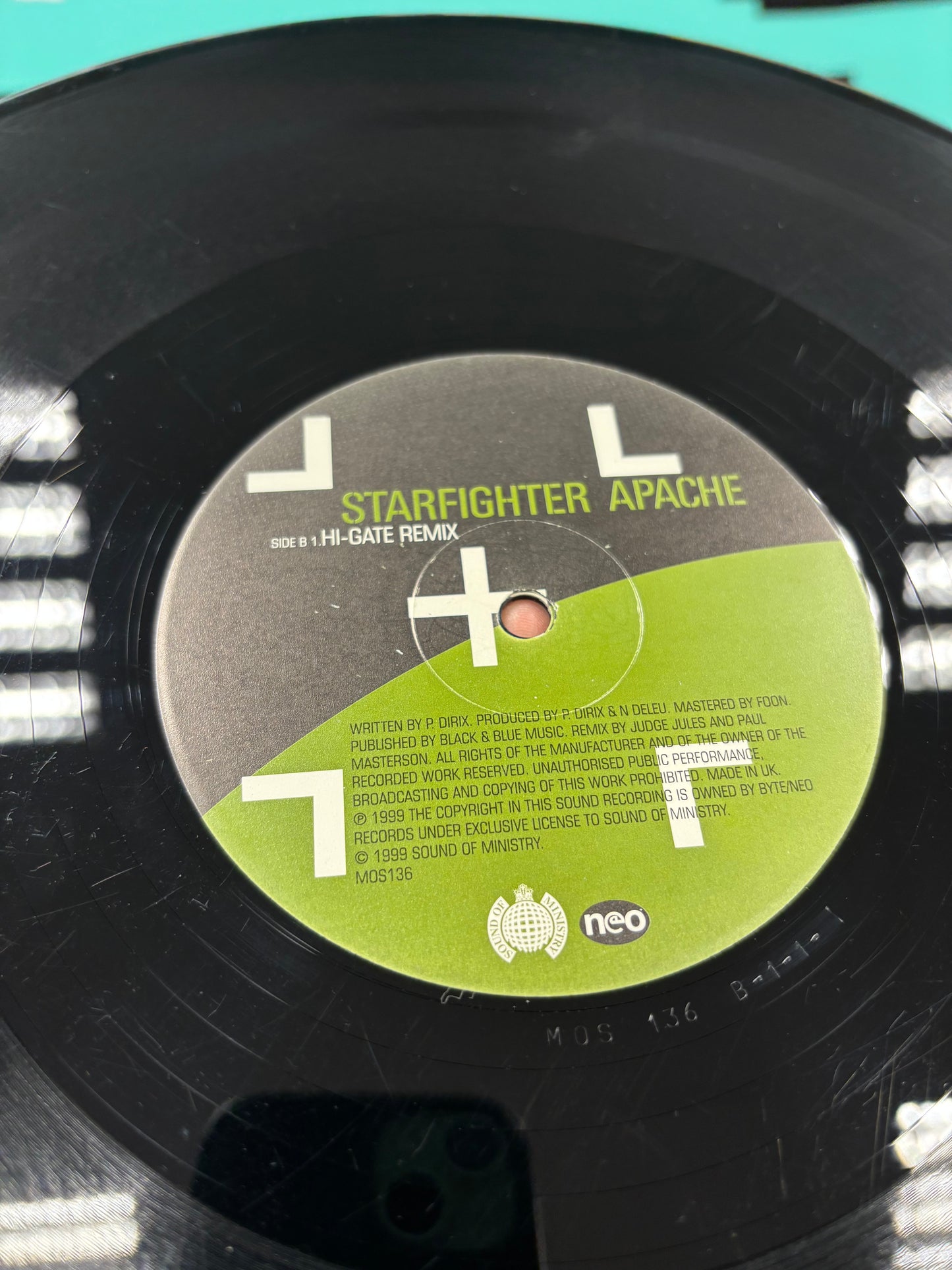 Starfighter: Apache, 12inch, Sound Of Ministry, UK 2000
