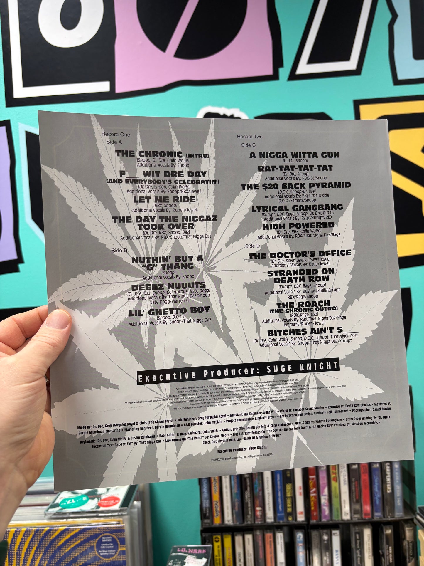 Dr. Dre: The Chronic, 2LP, reissue, remastered, Death Row Records, US 2001