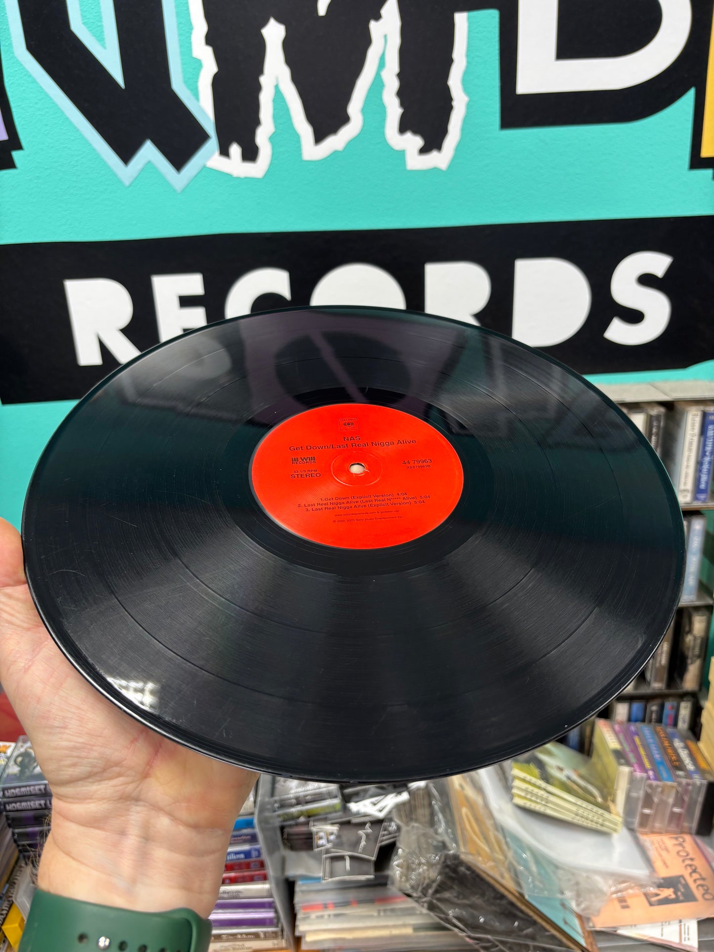 Nas: Get Down/Last Real Nigga Alive, 12inch, 1st pressing, Columbia, US 2003