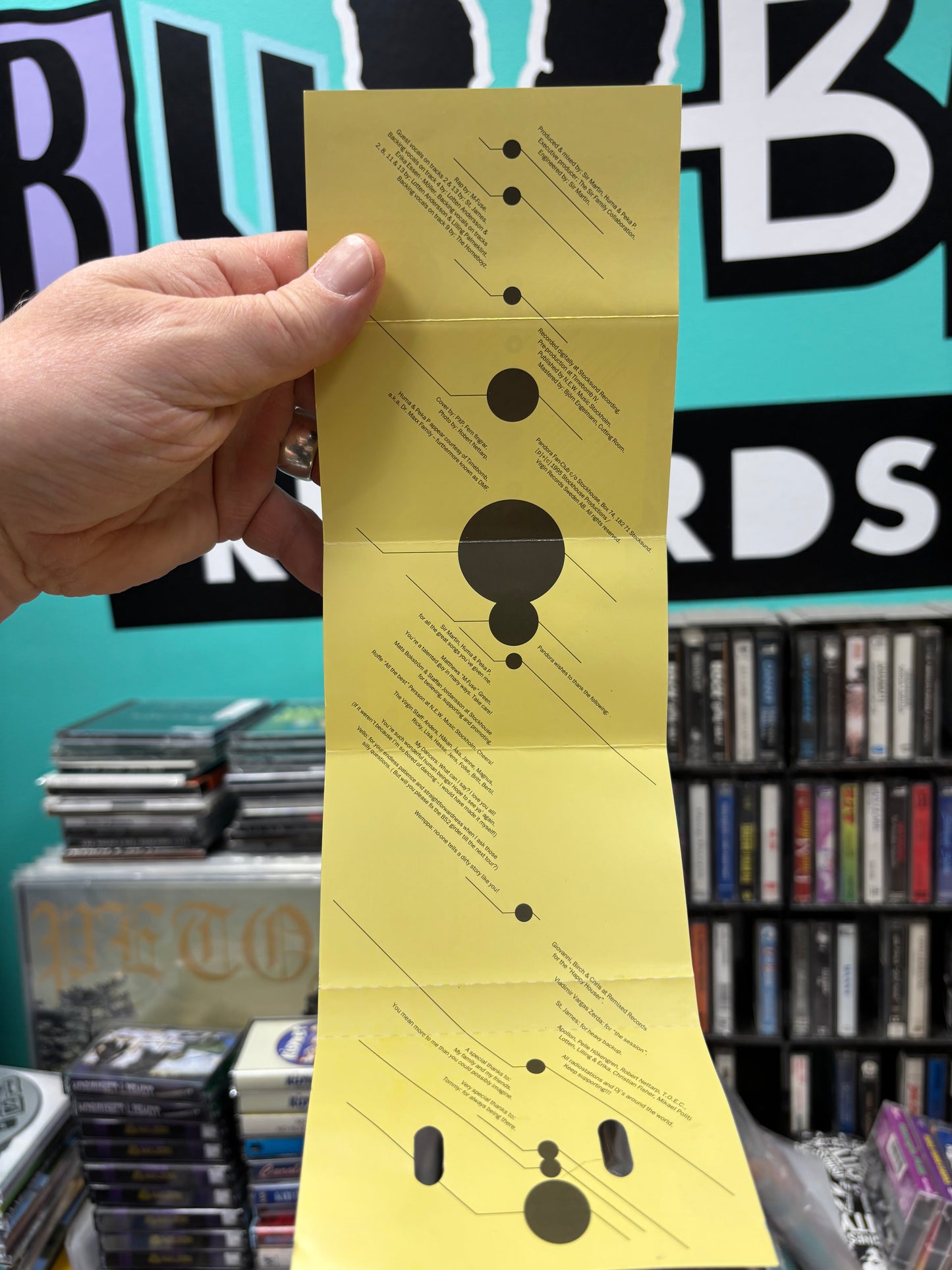 Pandora: Tell The World, cassette, Virgin, Stockhouse, N.E.W. Music, Europe 1995