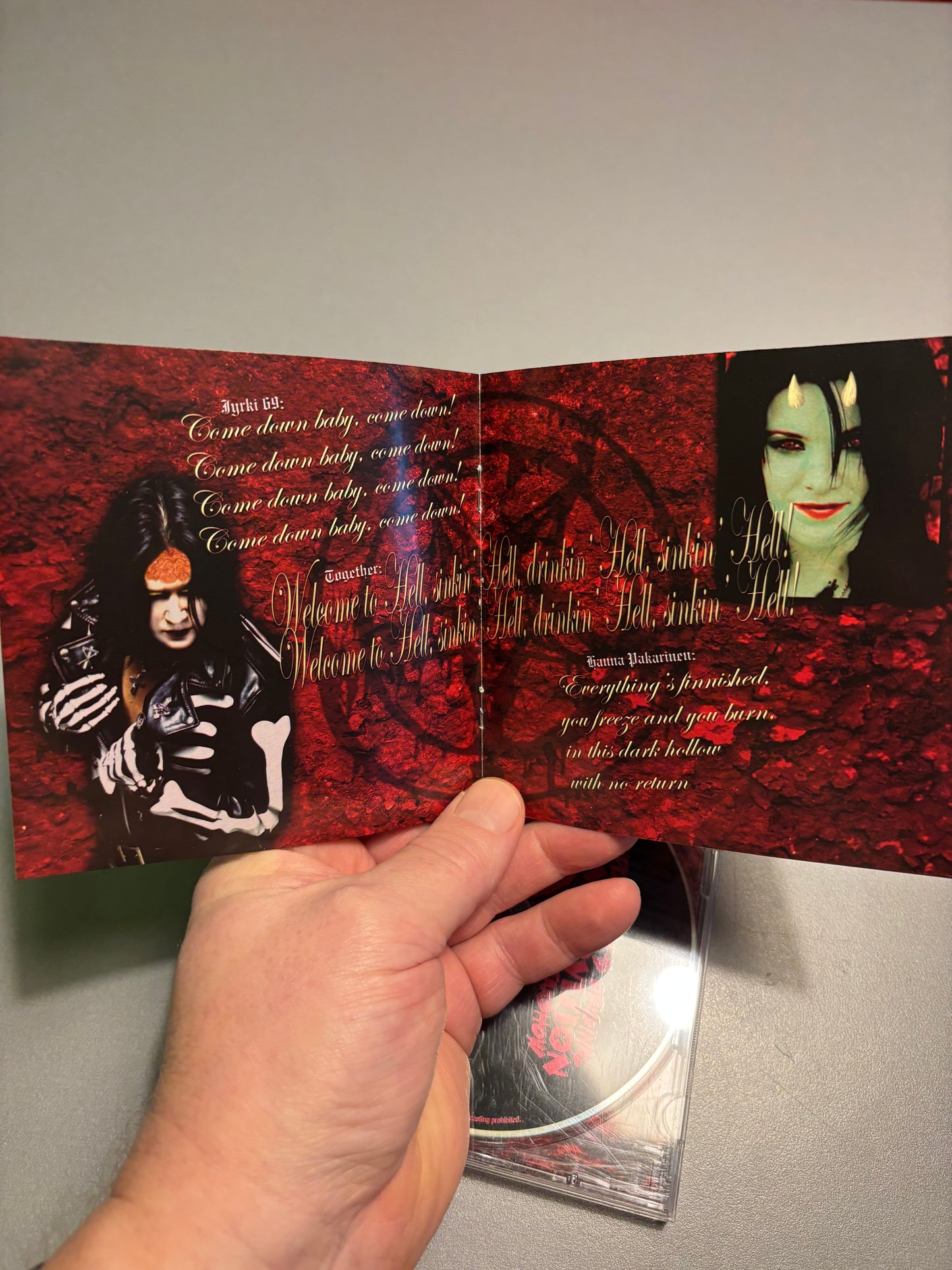 Judge Bone’s Original Monstervision Freakshow: Welcome To Hellsinki, CD single, Only pressing, Epic, Finland 2007