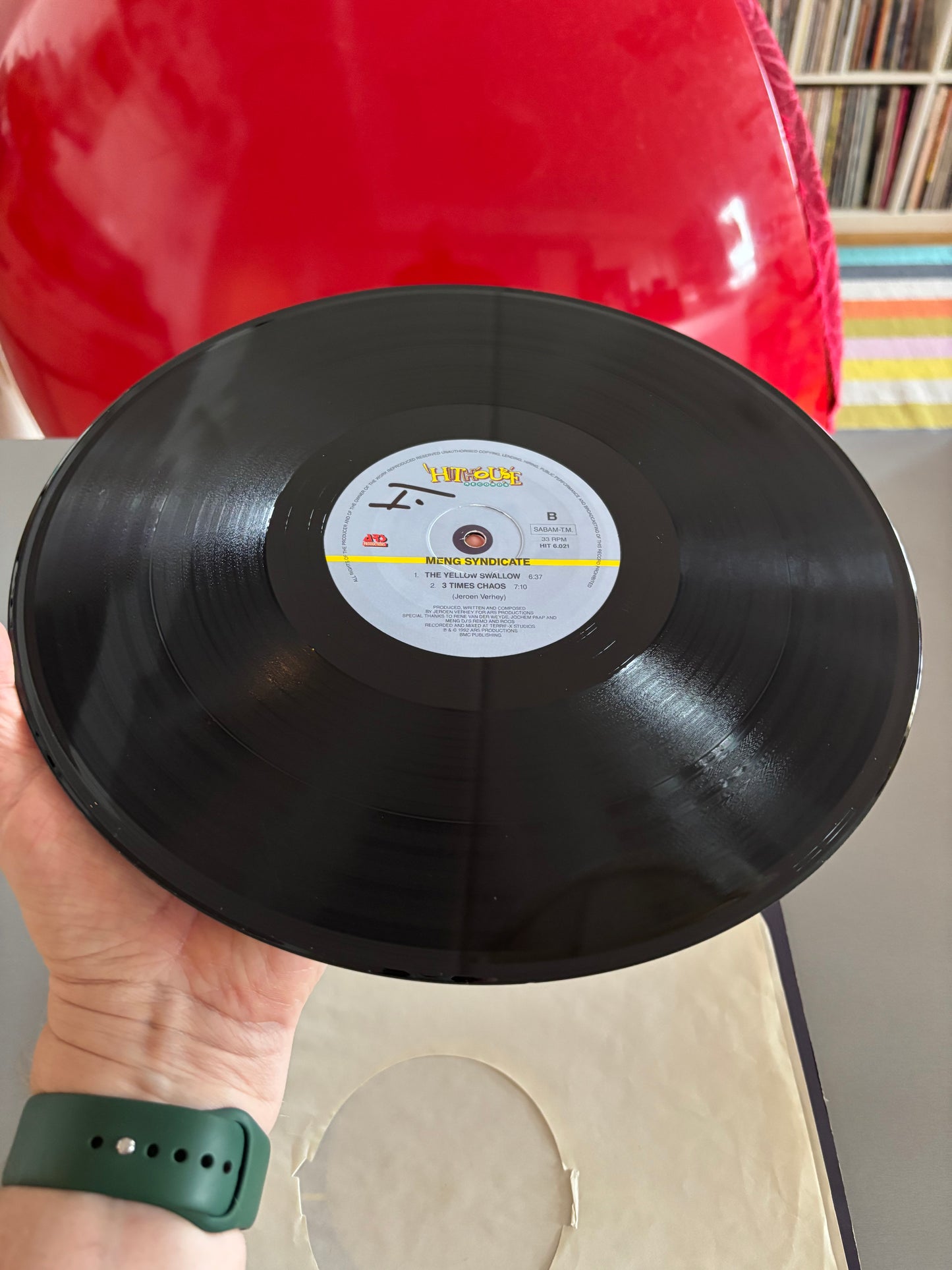 Meng Syndicate: Vol 2, 12inch, Only vinyl pressing, Hithouse Records, Belgium 1992