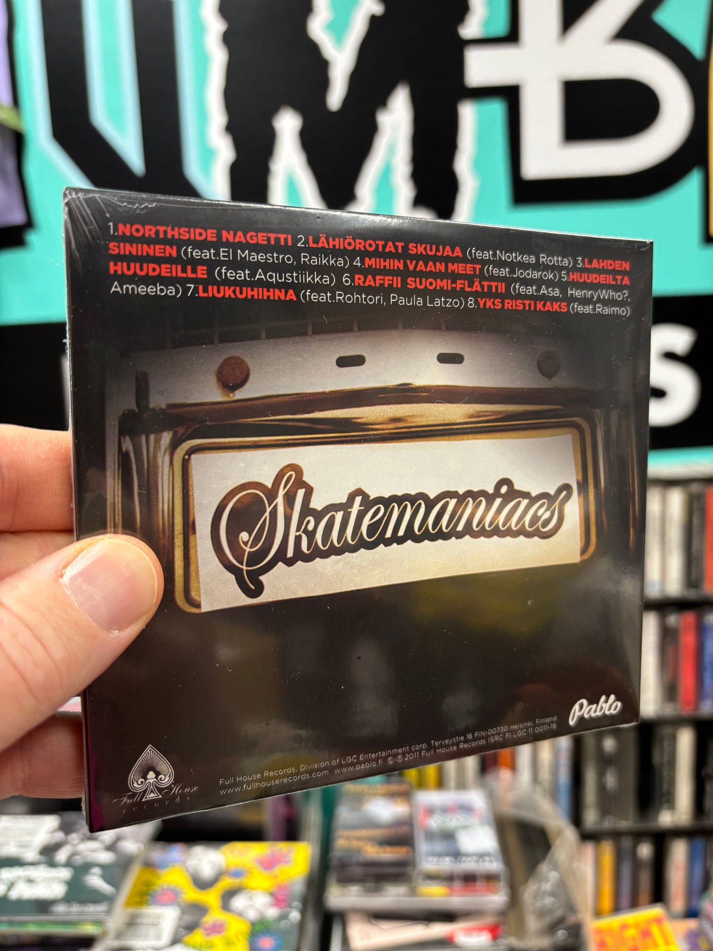 SMC Lähiörotat: Raffii Suomi-Flättii, CD, DVD, 1st pressing, FullHouse Records, Finland 2011.