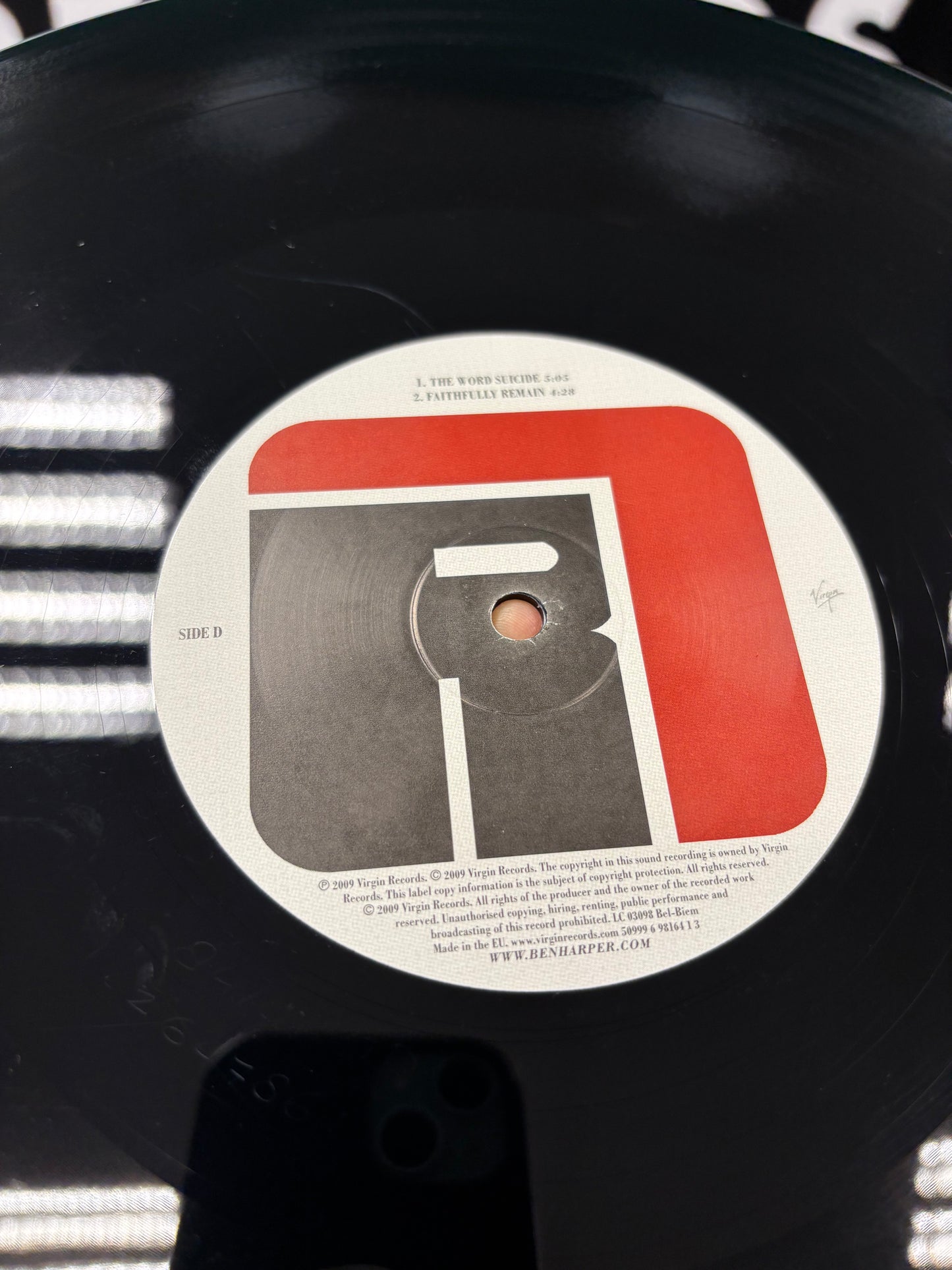 Ben Harper And Relentless7: White Lies For Dark Times, 2LP, gatefold, lyric sheet, Virgin, Europe 2009