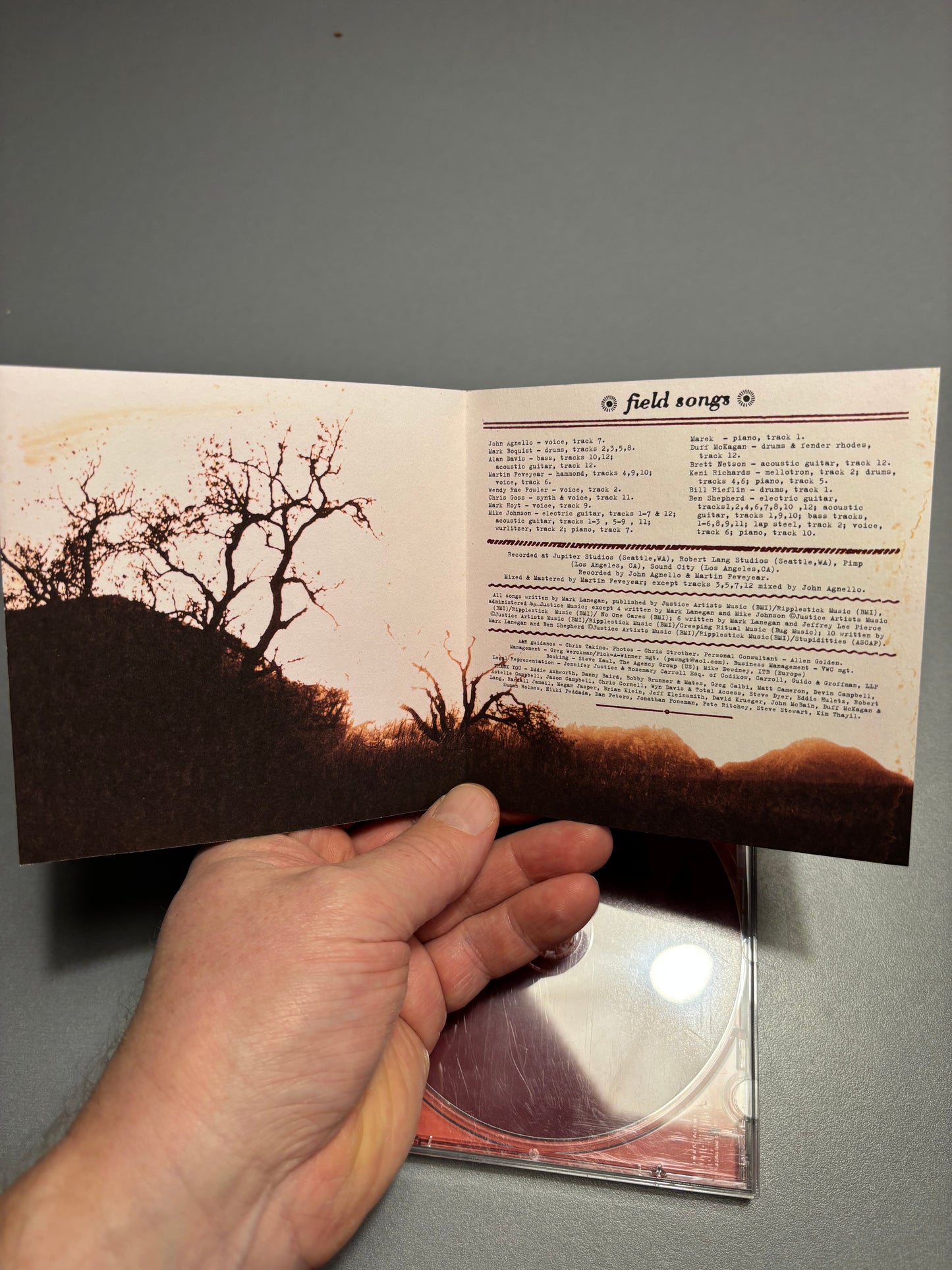 Mark Lanegan: Field Songs, CD, Beggars Banquet, UK 2001