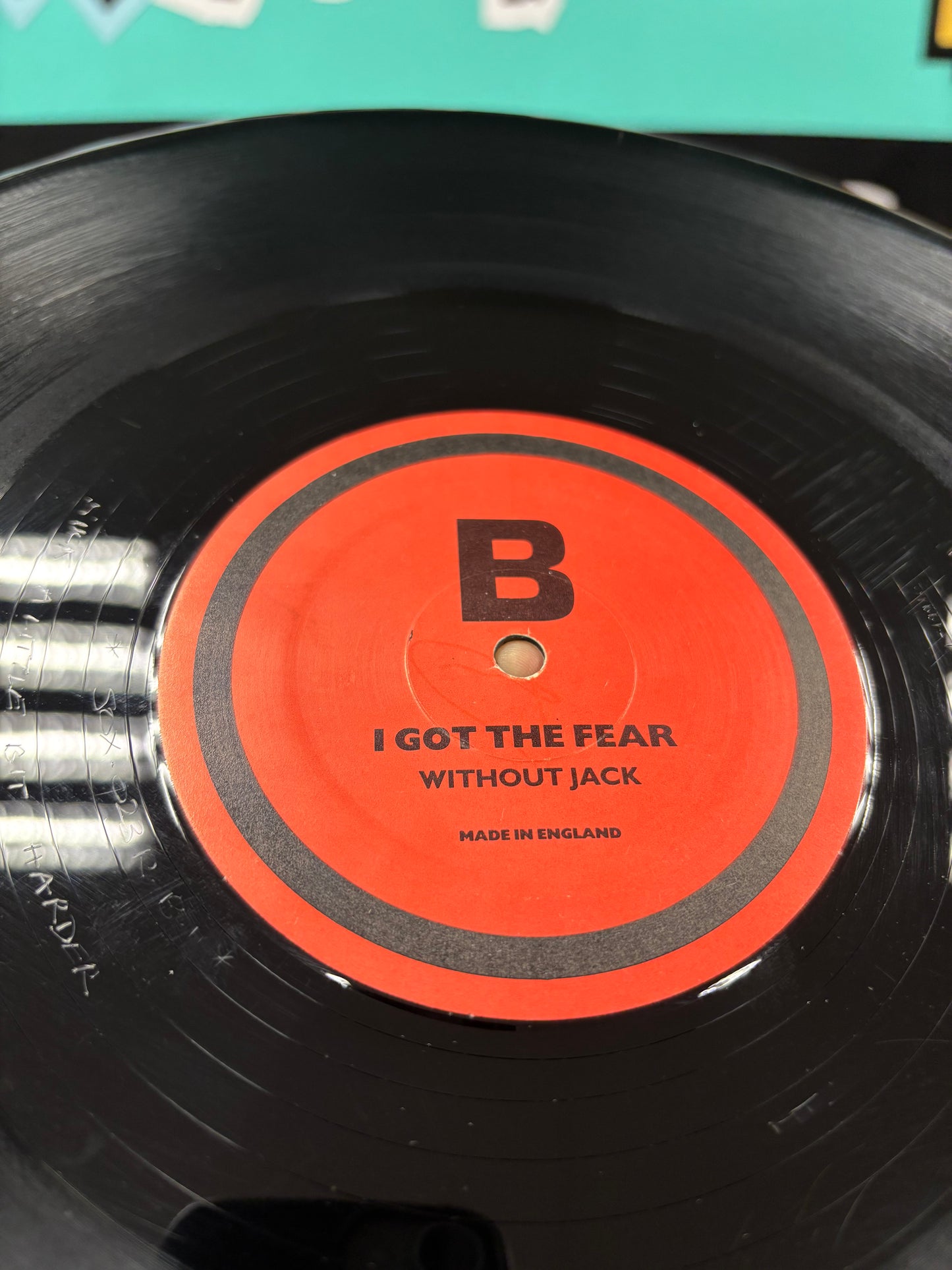 Meat Beat Manifesto: I Got The Fear, 12inch, Only official pressing, Sweatbox, UK 1988