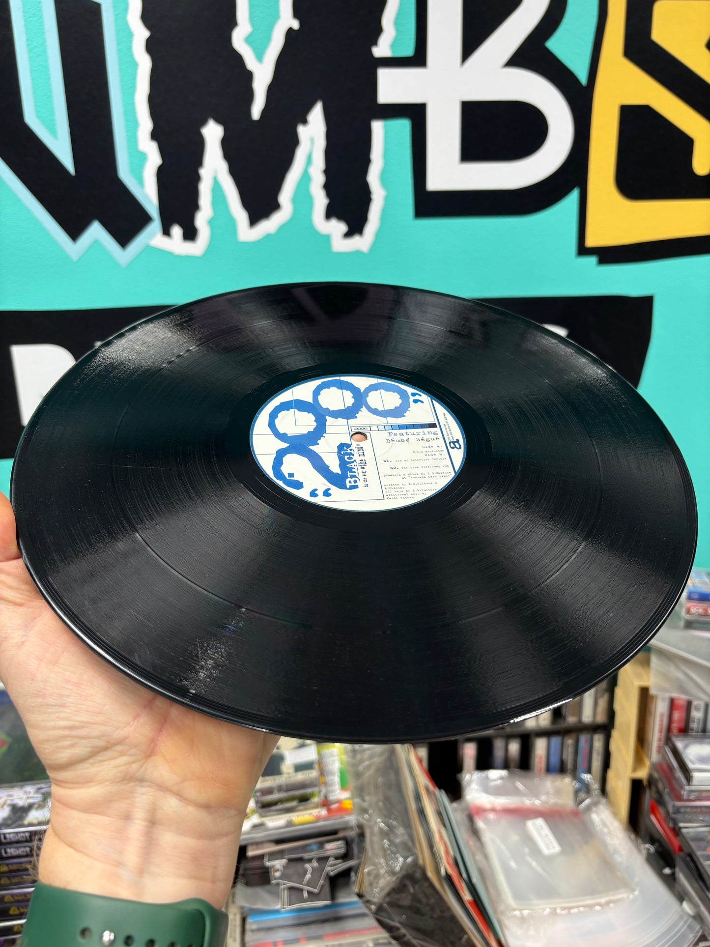 Da One Away feat. Bémbé Ségué: The Mind, 12inch, Only pressing, 2000 Black, UK 1999