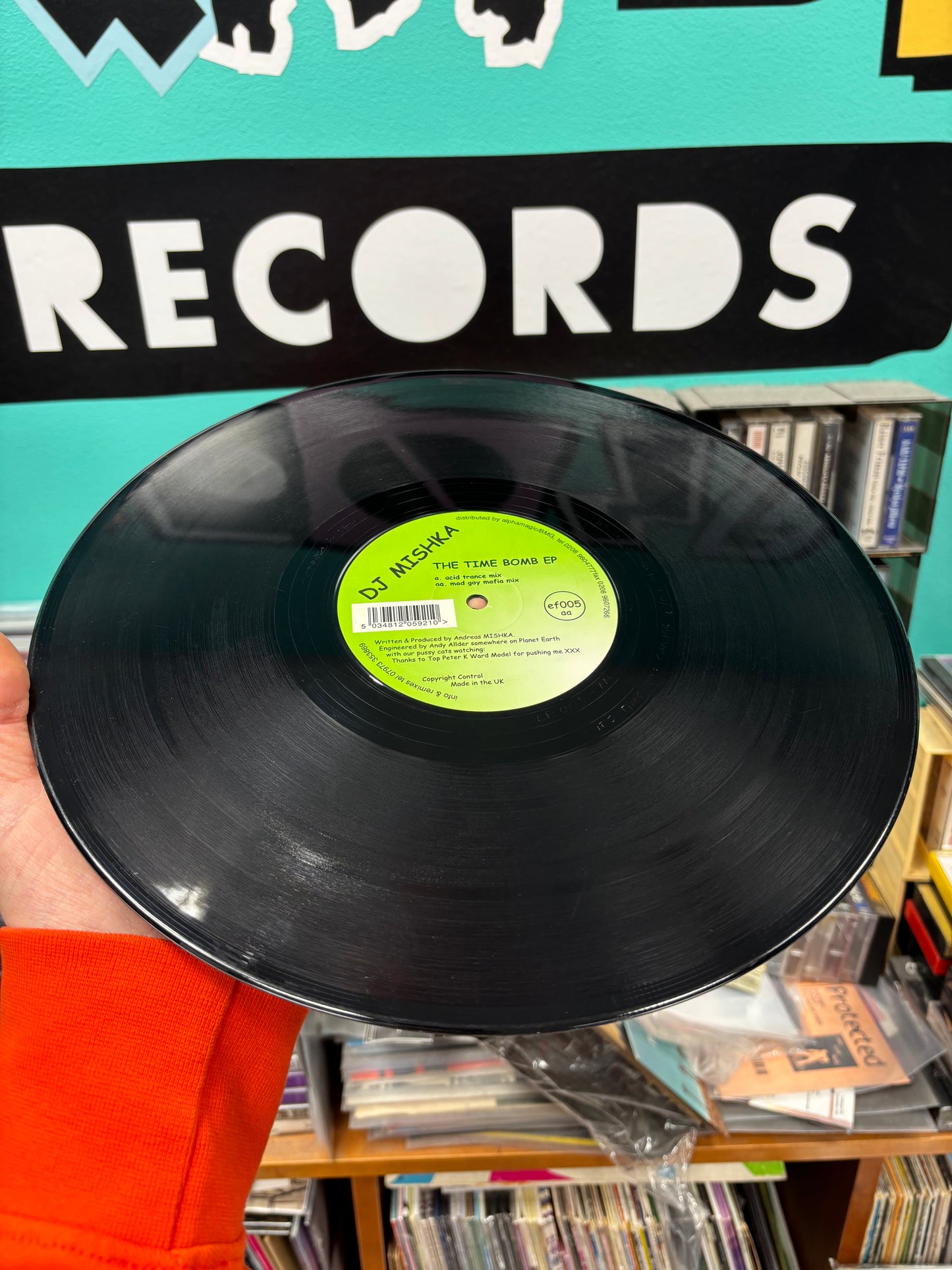 DJ Mishka: The Time Bomb EP, 12inch, Only official pressing, Ef.adrine, UK 2000