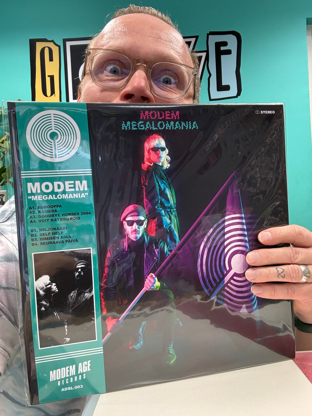 Modem: Megalomania, LP, Modem Age Records, Finland 2024
