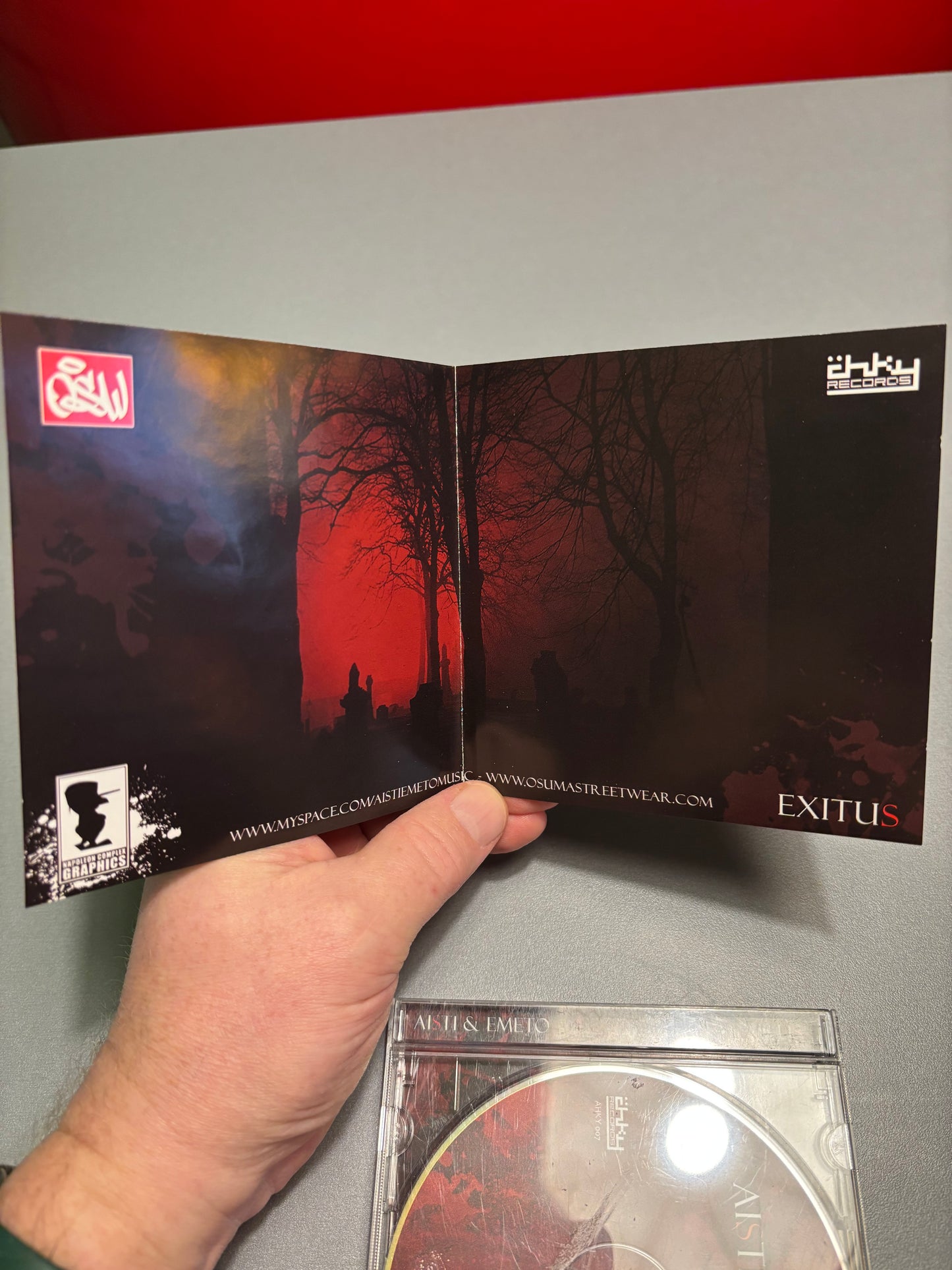 Aisti & Emeto: Exitus, CD, Only pressing, Ähky Records, Finland 2009