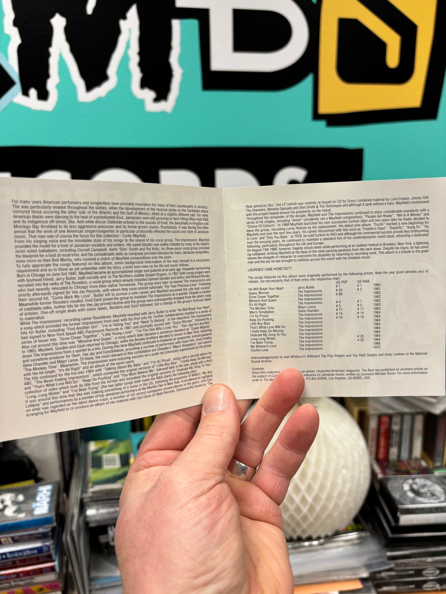 I’m So Proud (A Jamaican Tribute To Curtis Mayfield), CD, UK 1997