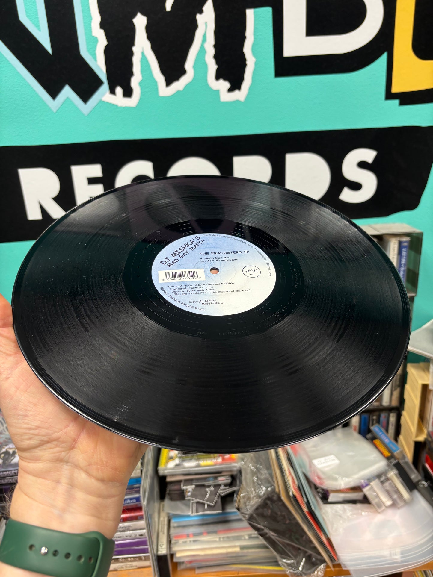 DJ Mishka’s Mad Gay Mafia: The Fraudsters EP, 12inch, Only official pressing, Ef.adrine, UK 2001