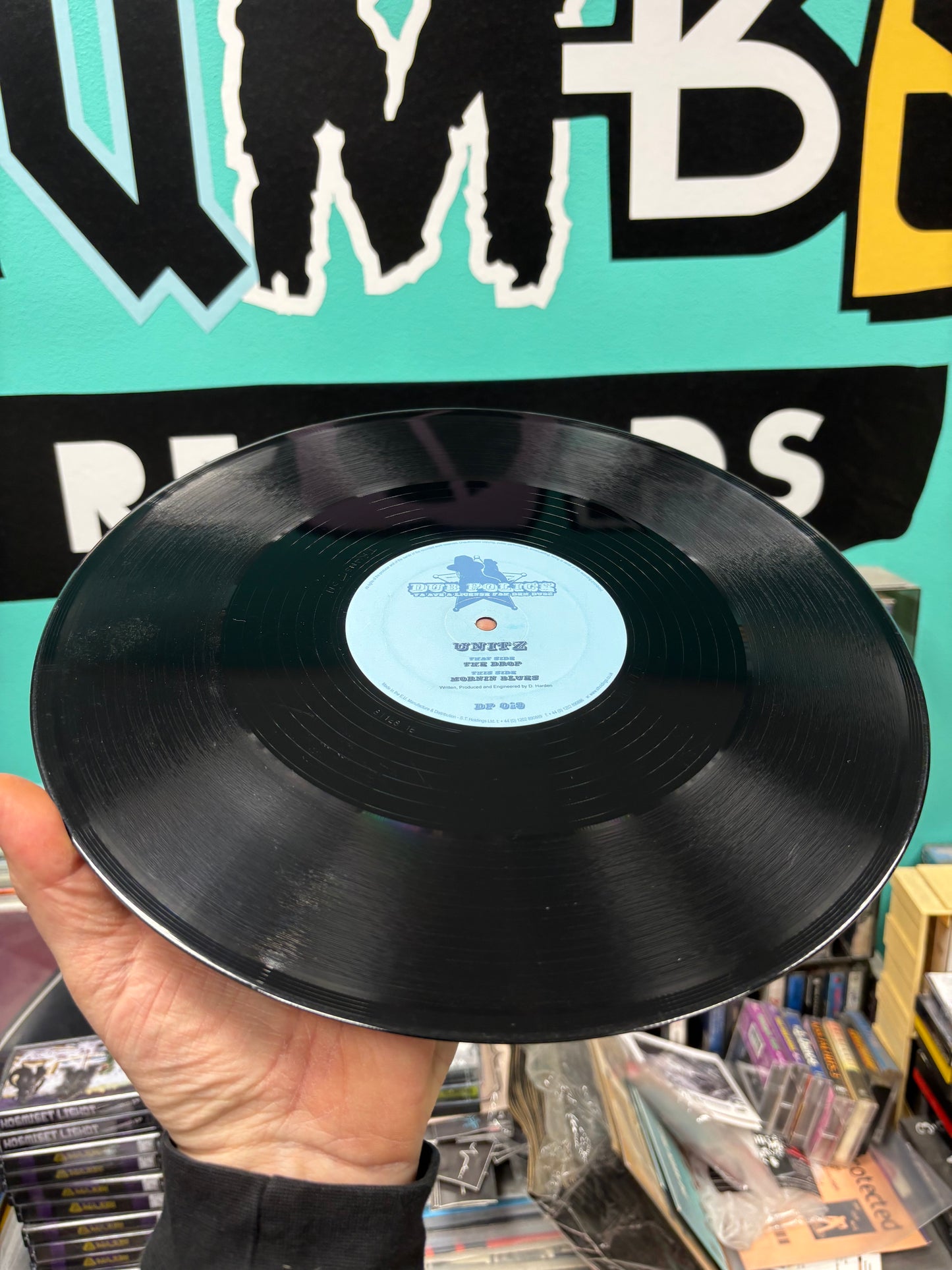 Unitz: The Drop/Morning Blues, 12inch, Only pressing, Dub Police, UK 2008