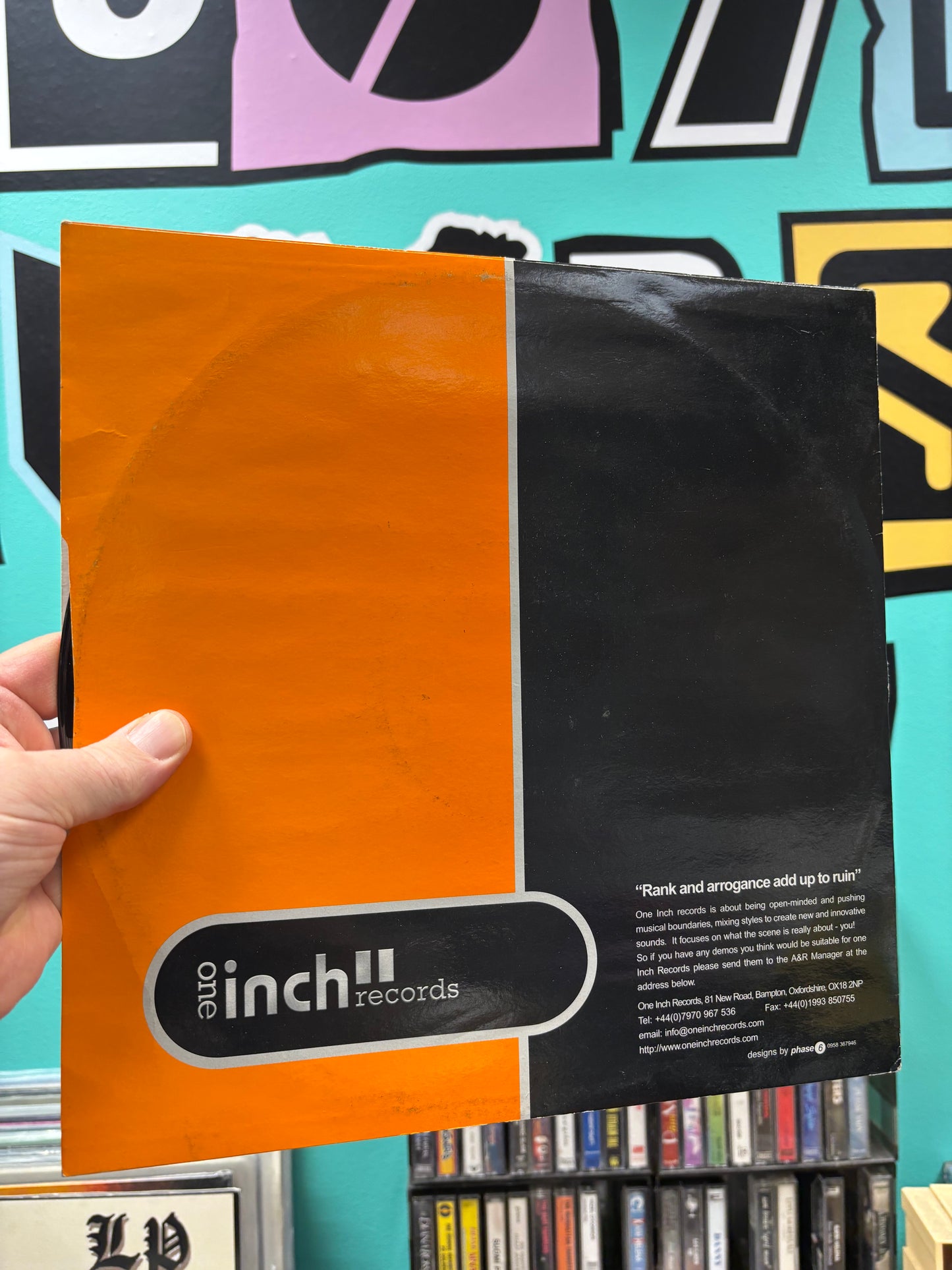 Lab-4 vs Nish: Mask Hysteria, 12inch, Only official pressing, One Inch Records, UK 1999